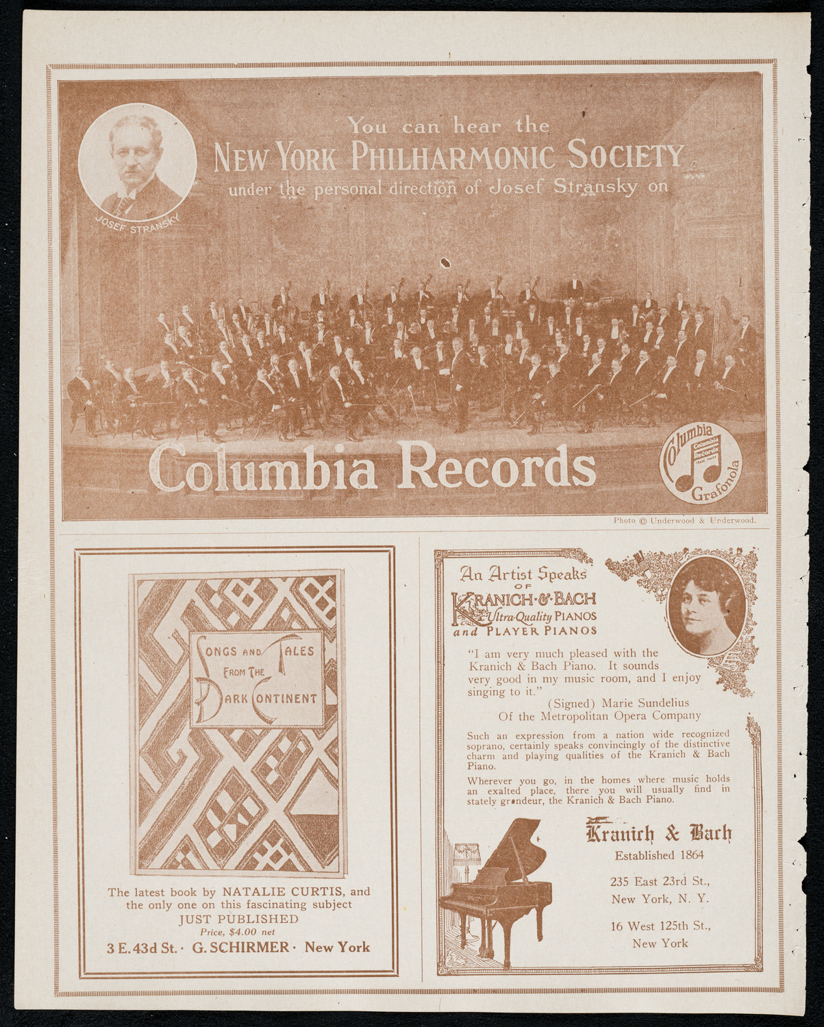 New York Philharmonic: Beethoven Festival, December 17, 1920, program page 6