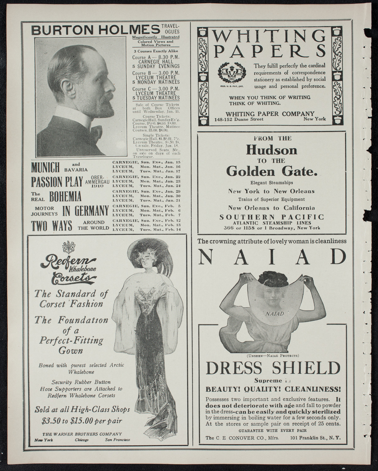 Boston Symphony Orchestra, January 14, 1911, program page 2