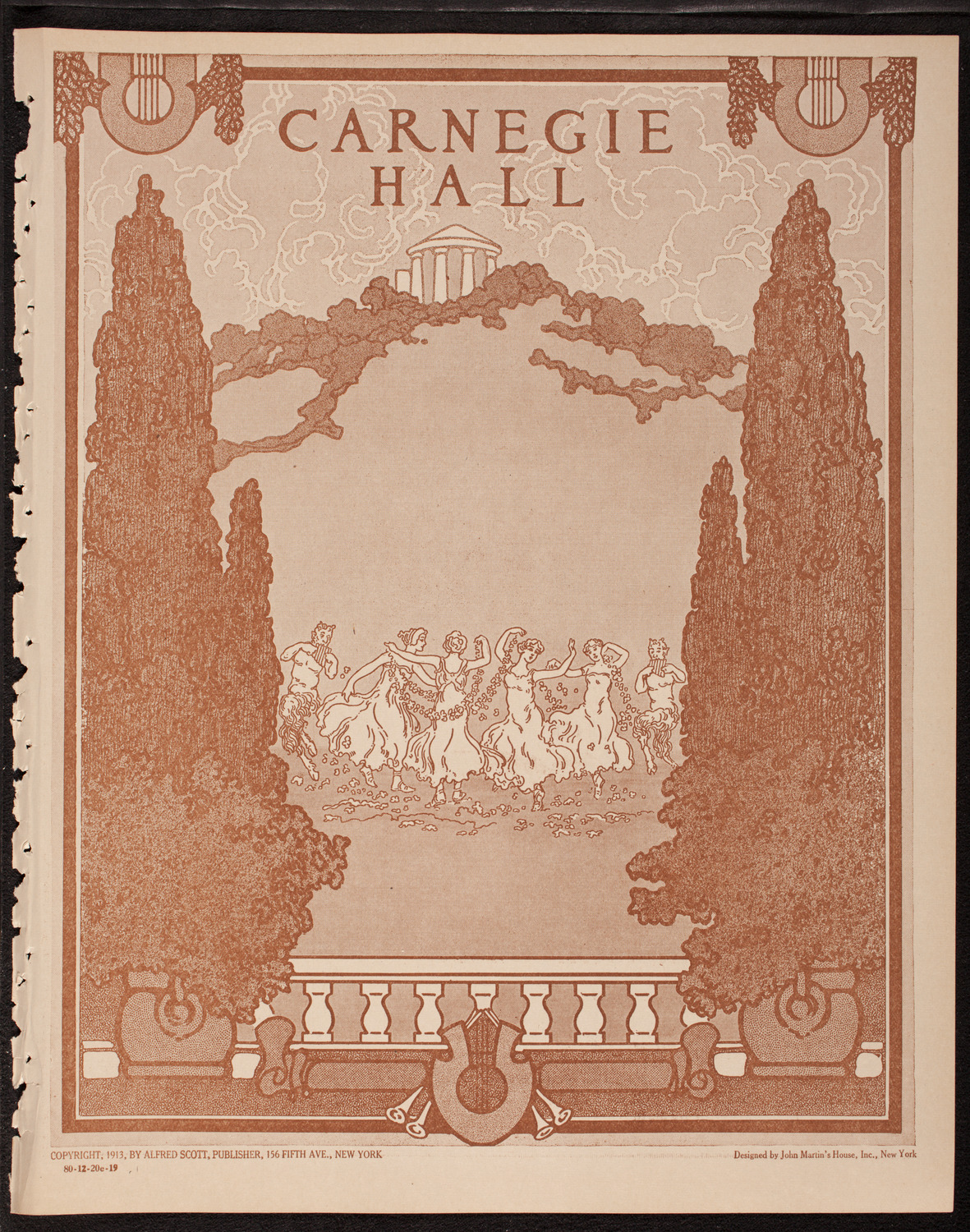 Italian Lyric Federation Vocal and Instrumental Concert, December 20, 1919, program page 1