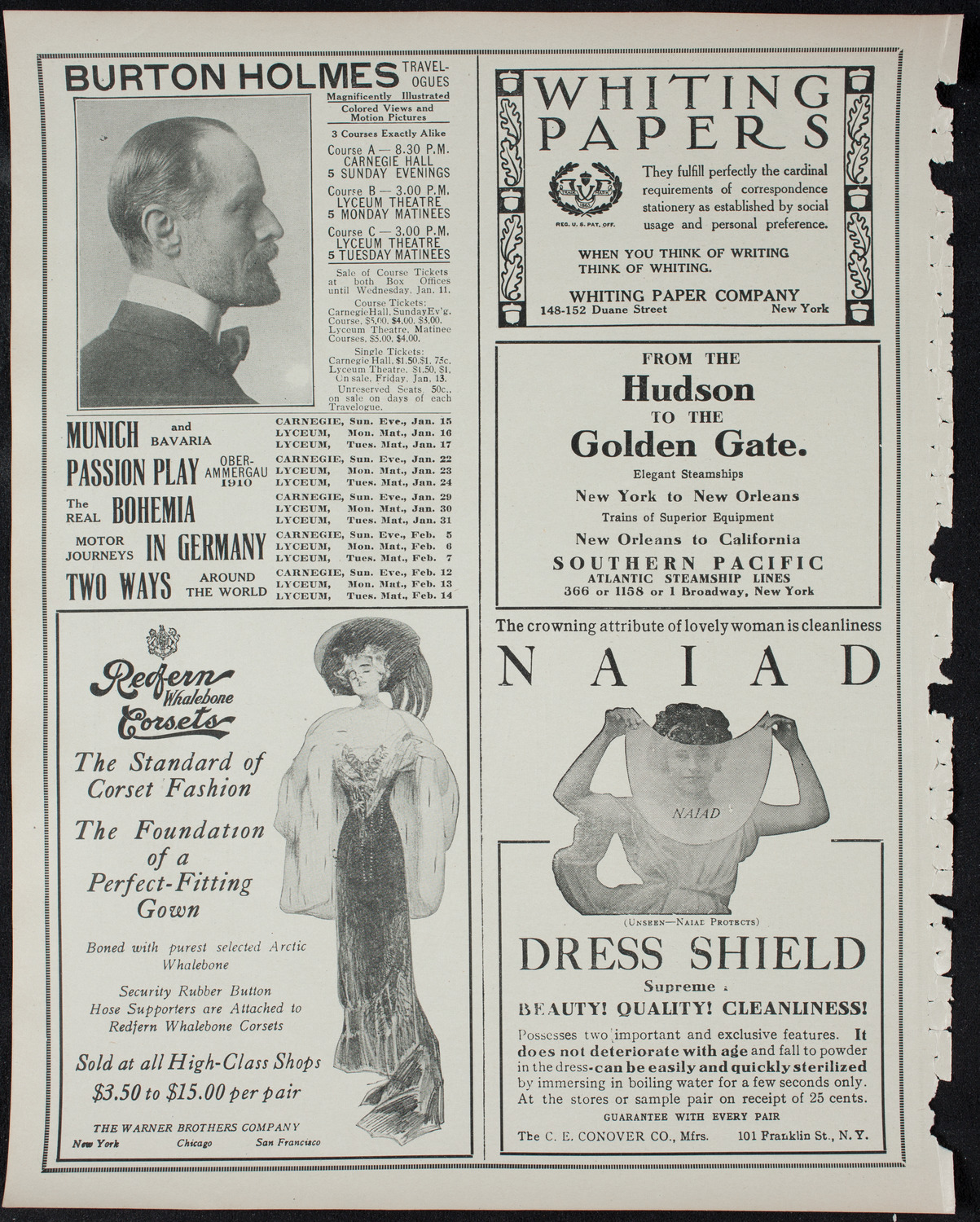 New York Philharmonic, January 13, 1911, program page 2