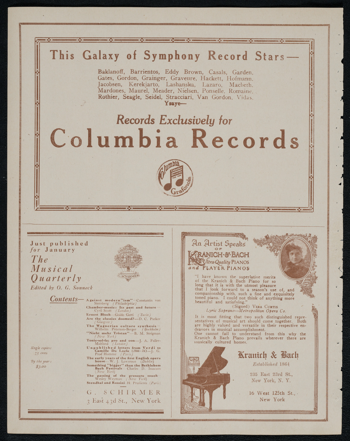 New York Symphony Orchestra, February 17, 1921, program page 6