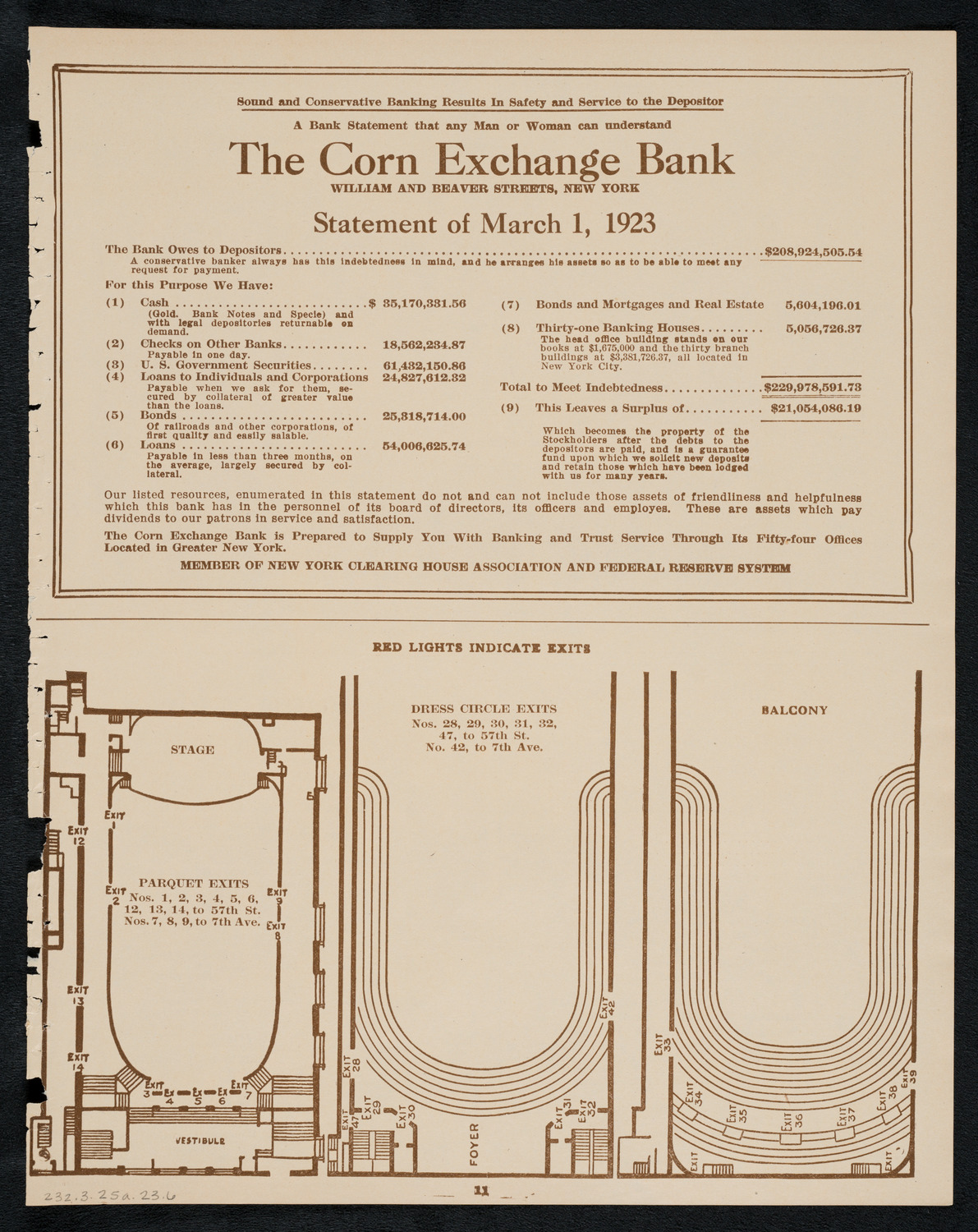 New York Philharmonic, March 25, 1923, program page 11