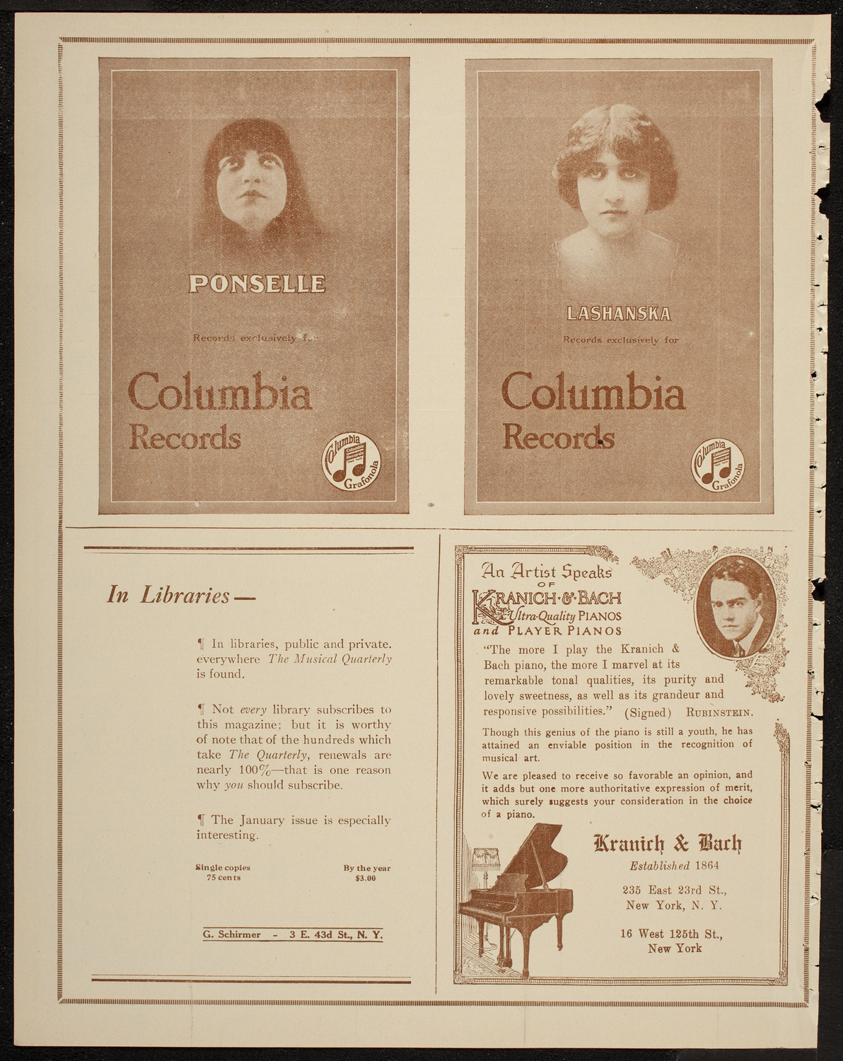 Clotilde Meygret, Soprano, April 18, 1920, program page 6