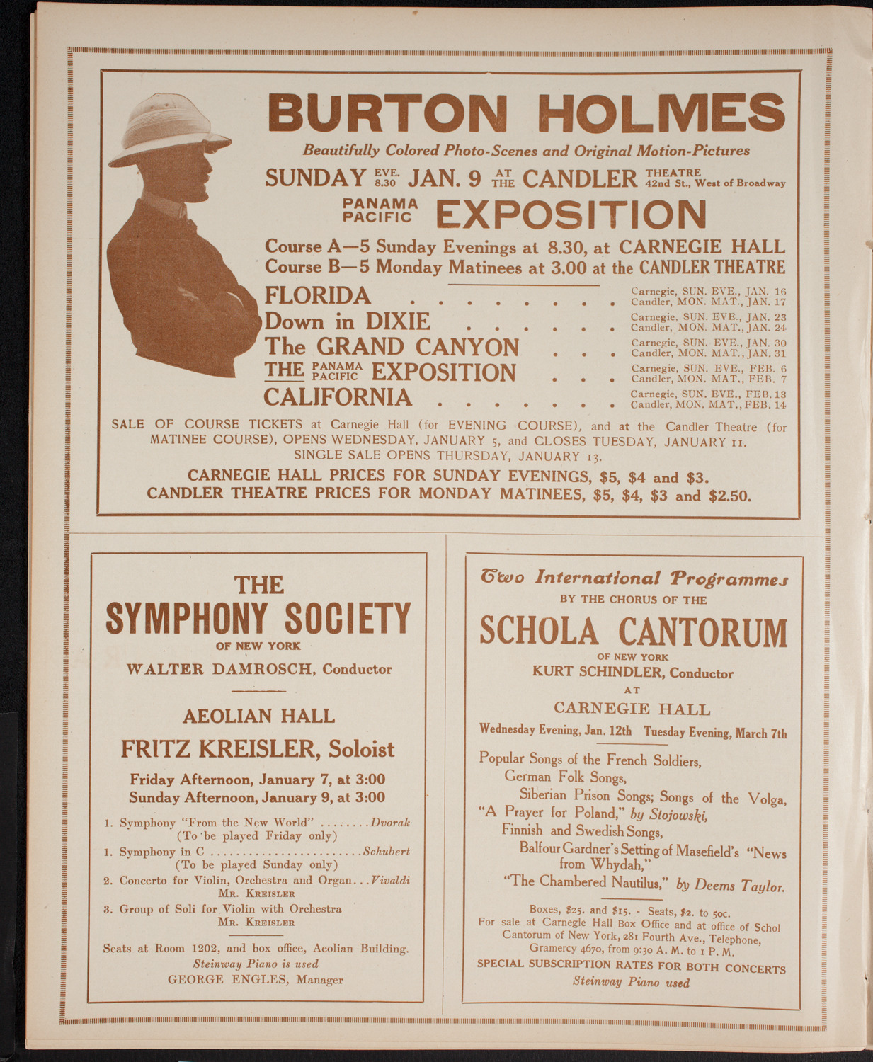 New York Philharmonic, January 2, 1916, program page 8