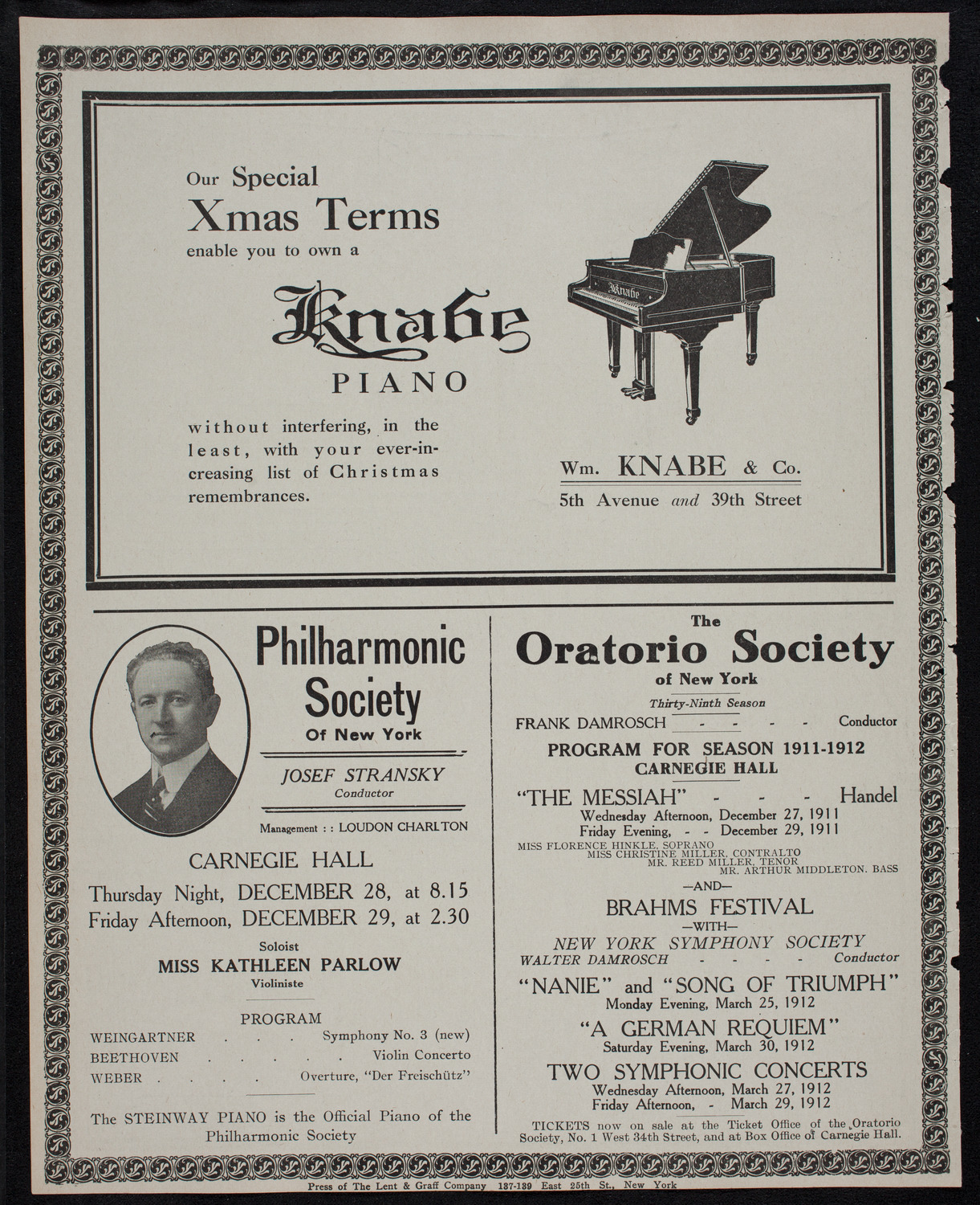 Lecture by Col. Charles J. "Buffalo" Jones, December 22, 1911, program page 12