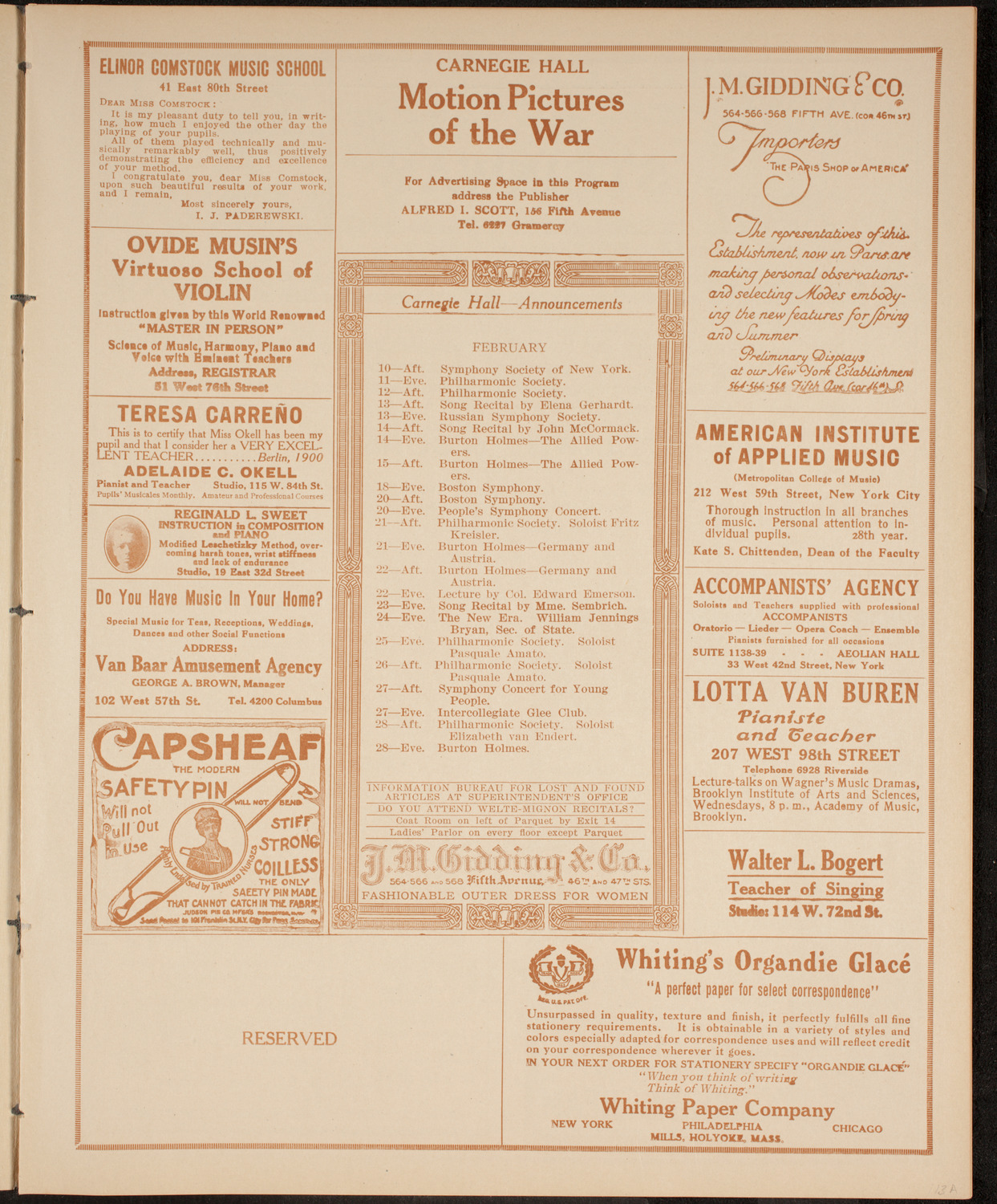 Edward S. Curtis Indian Picture Drama: In the Land of the Head Hunters, February 9, 1915, program page 3