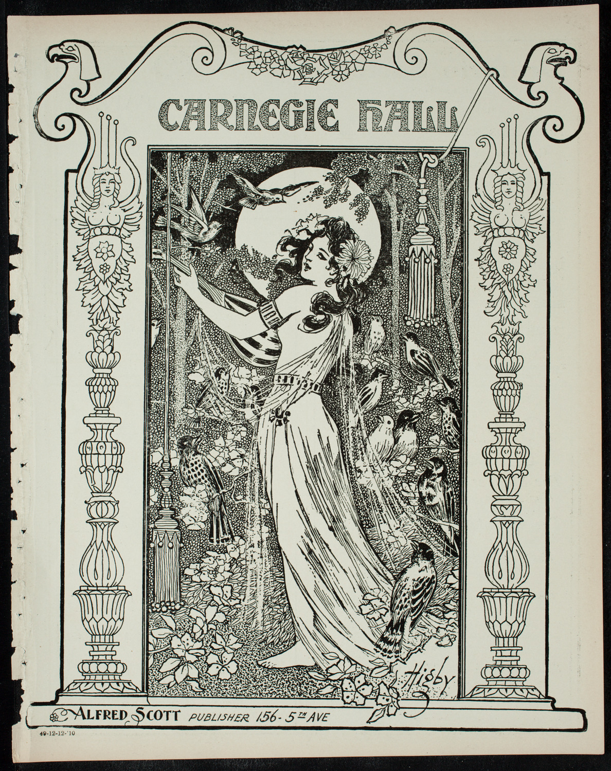 Elmendorf Lecture: Paris, December 12, 1910, program page 1