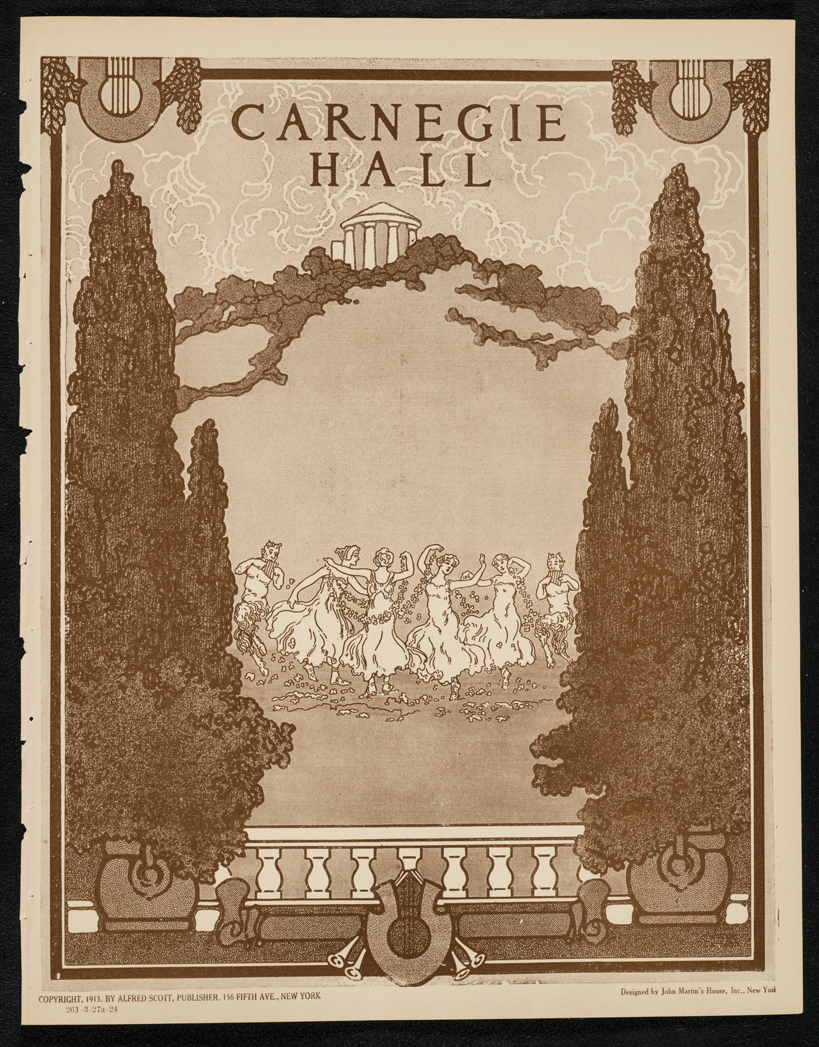 New York Symphony Orchestra, March 27, 1924, program page 1