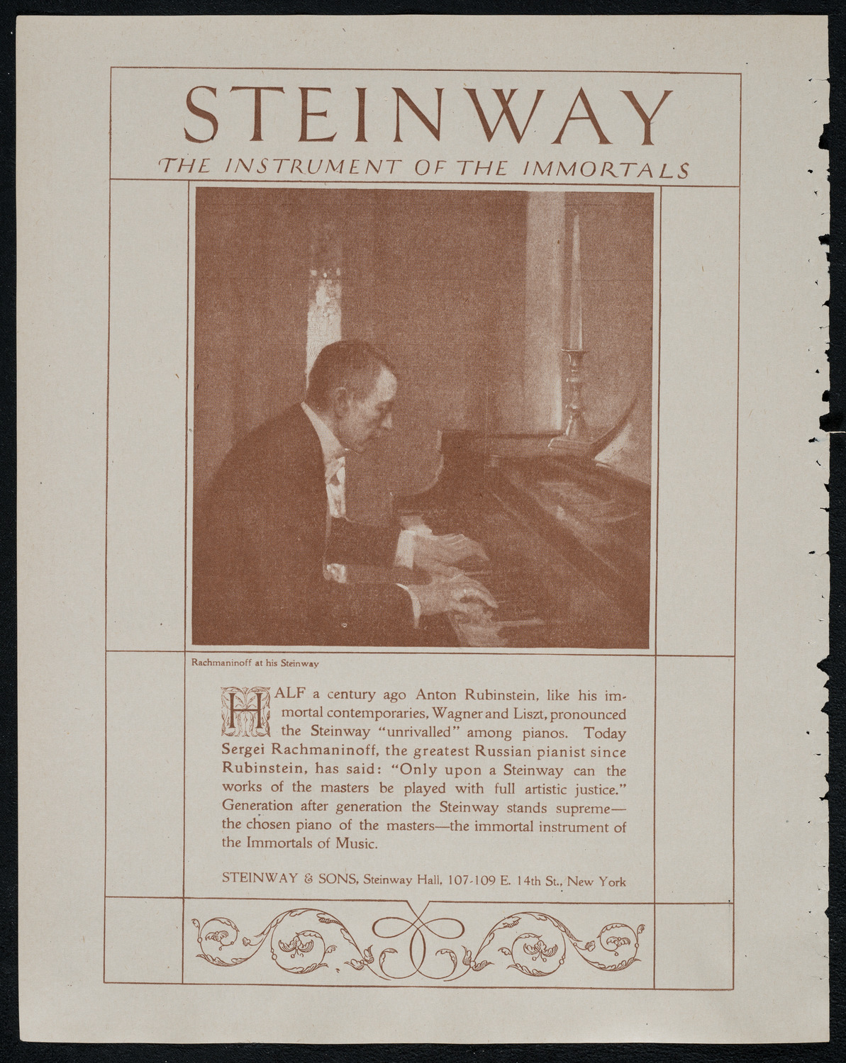 New York Symphony Orchestra, February 14, 1921, program page 4