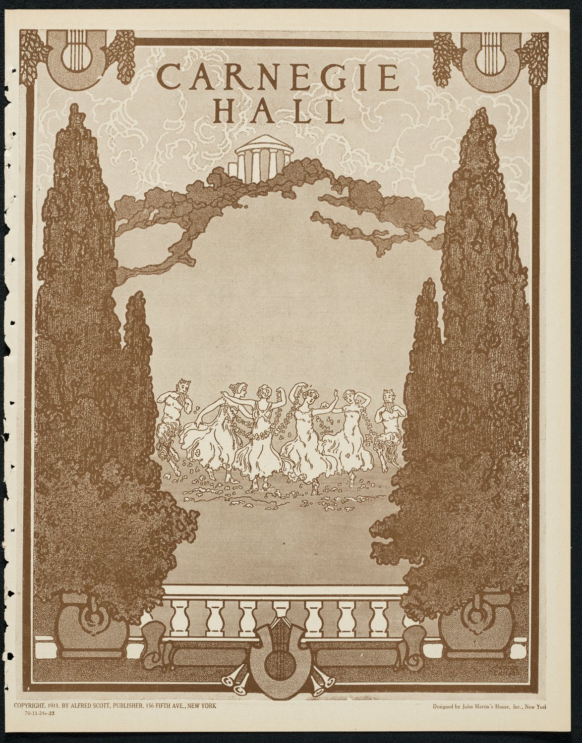 New York Philharmonic, November 24, 1923, program page 1