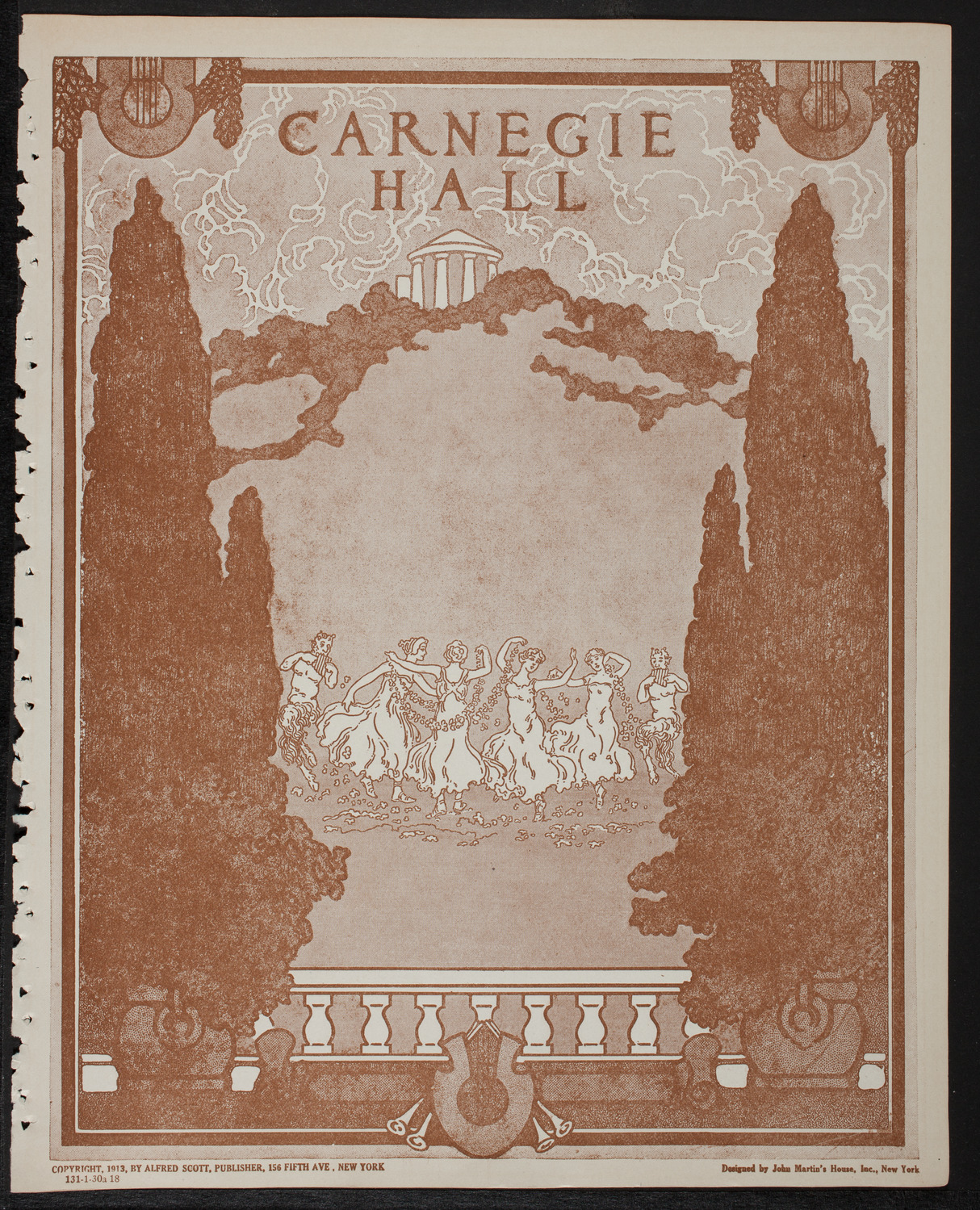 Jascha Heifetz, Violin, January 30, 1918, program page 1