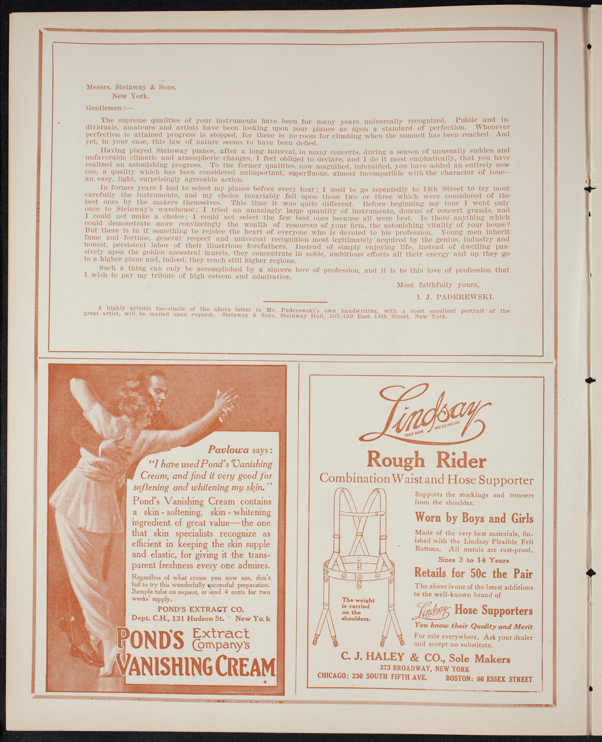 Russian Symphony Society of New York, March 6, 1915, program page 4