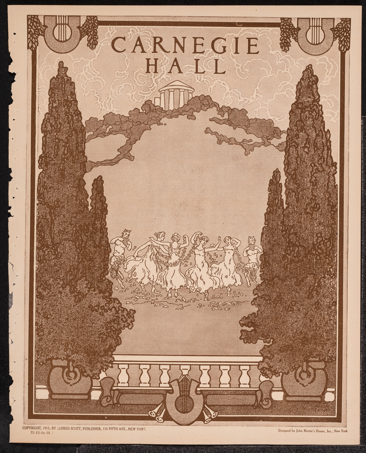 Sergei Rachmaninoff, Piano, December 4, 1921, program page 1