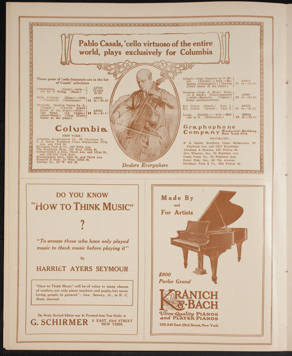 Olga Carrara, Soprano, April 4, 1916, program page 6