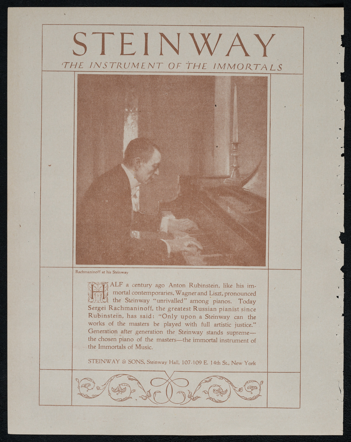 New York Symphony Orchestra, February 11, 1921, program page 4