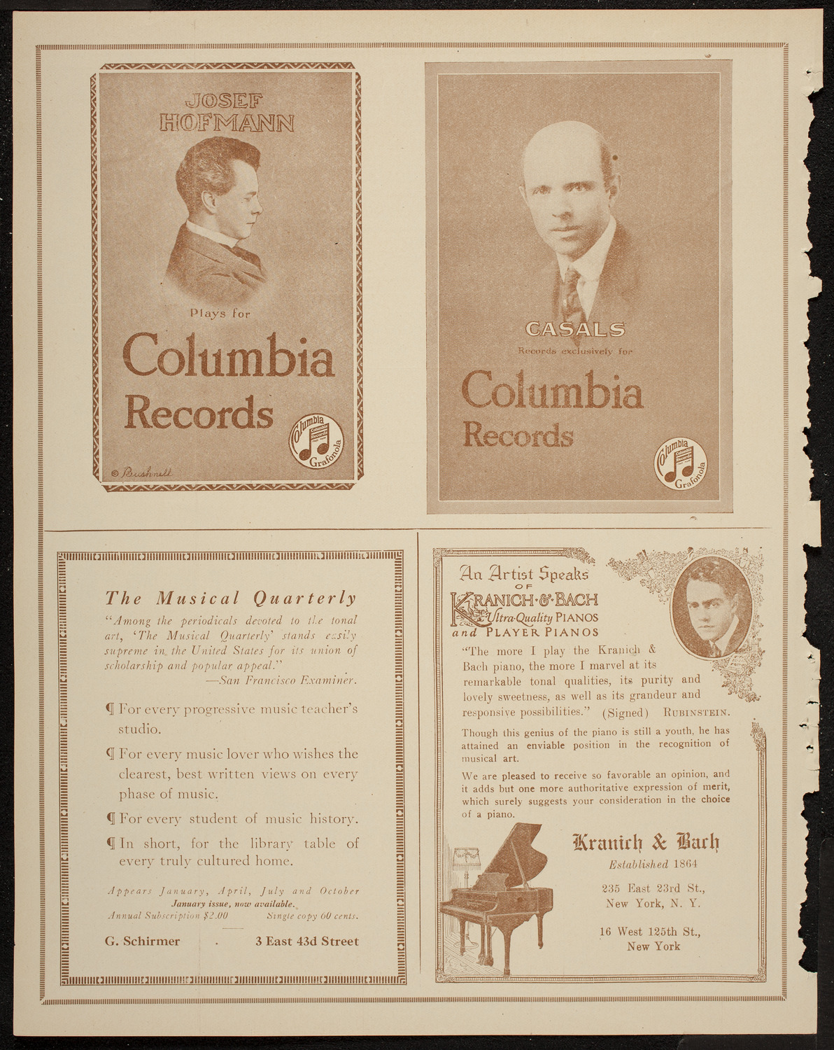 New Symphony Orchestra, February 25, 1920, program page 6
