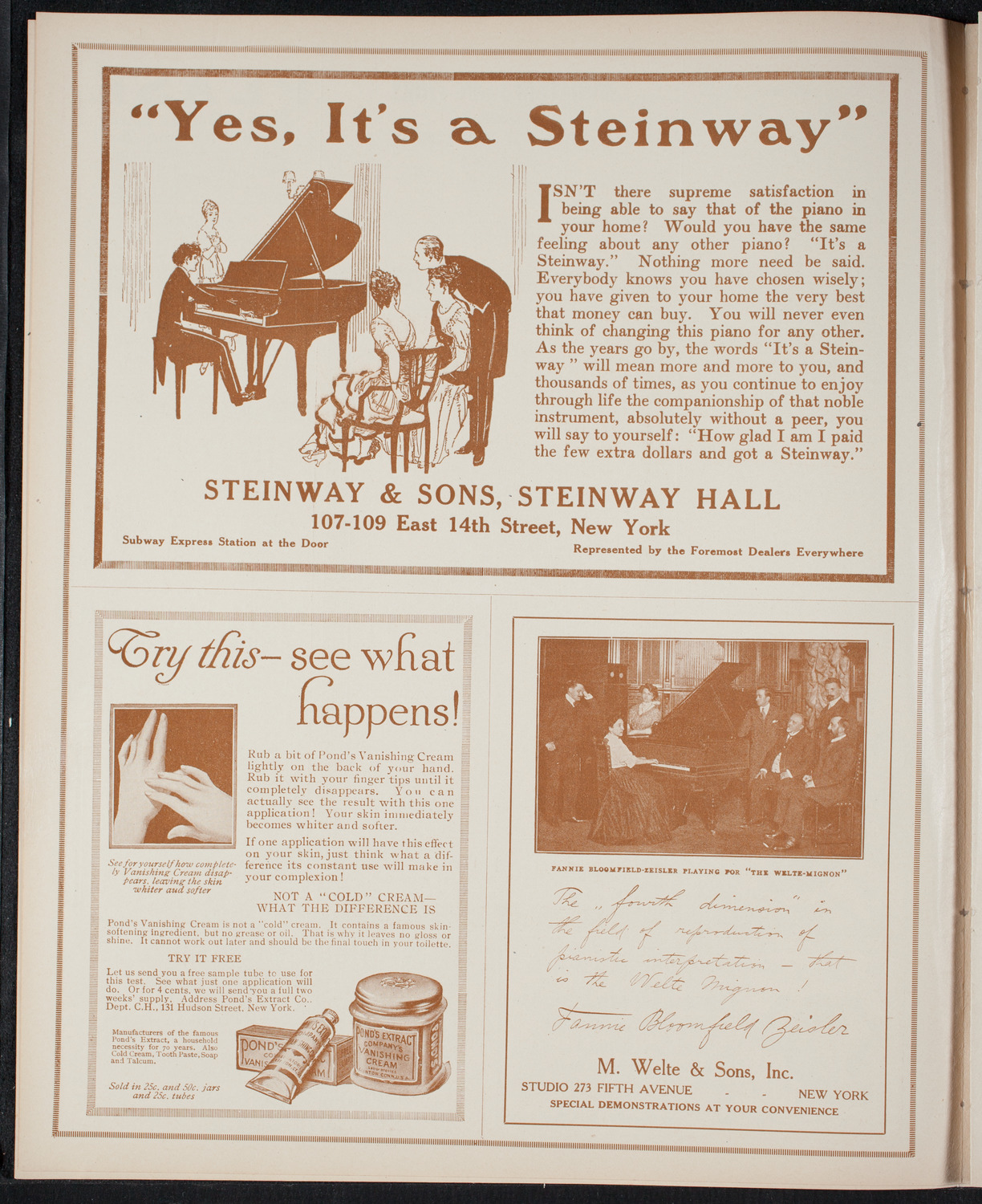 Lecture by Frederick Palmer, November 23, 1915, program page 4
