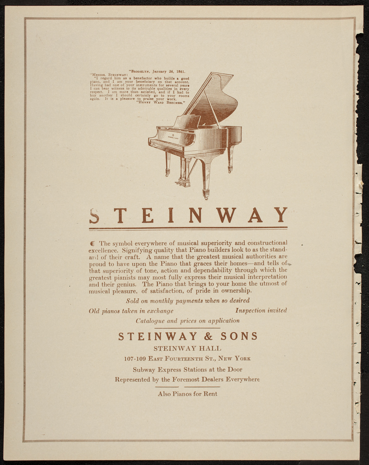 Symphony Concert for Young People, February 21, 1920, program page 4