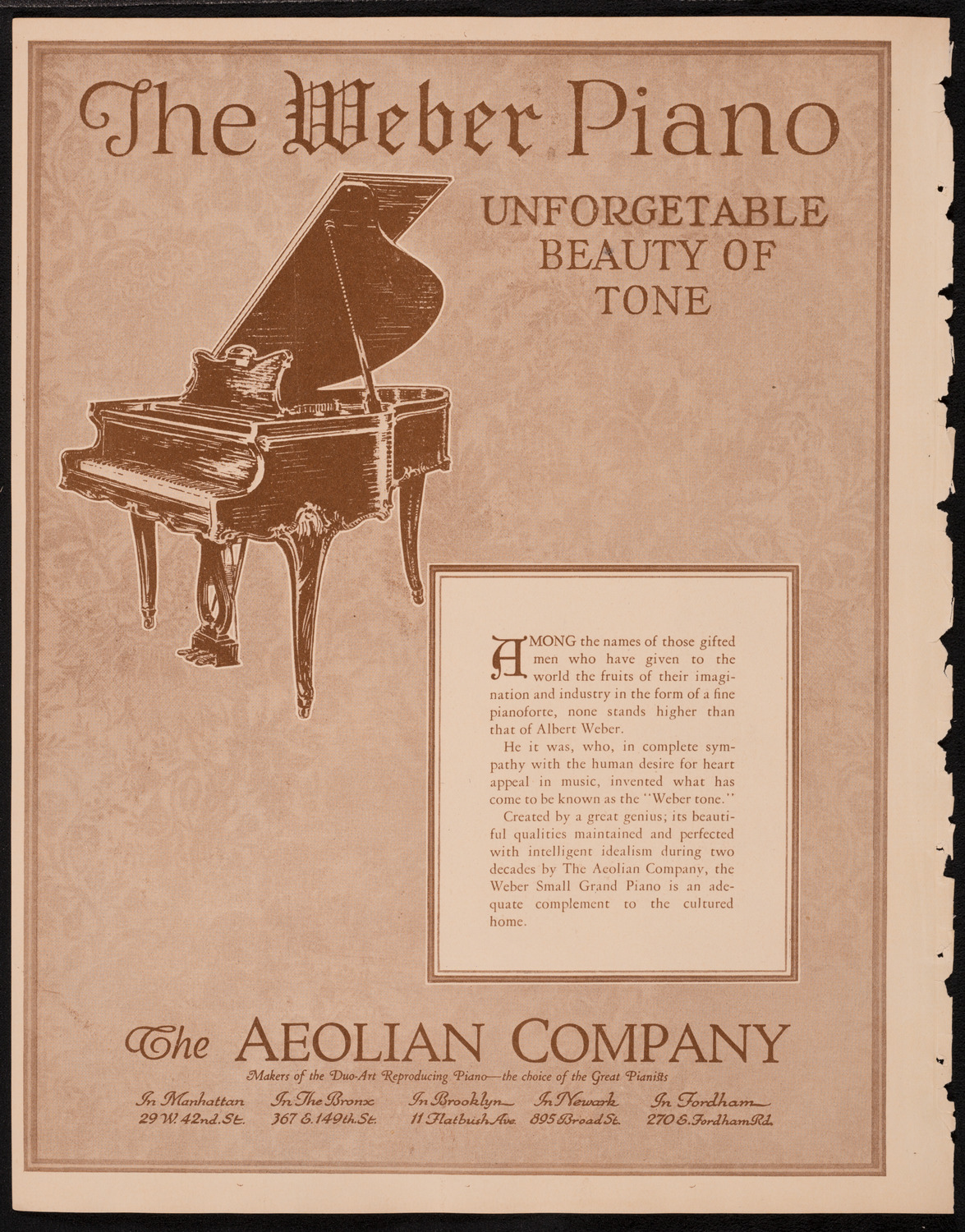 New York Philharmonic, January 18, 1925, program page 2