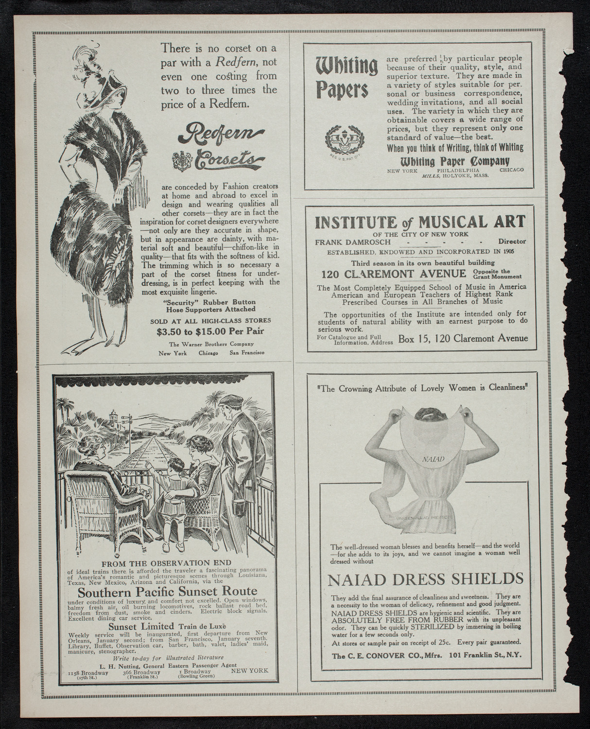 Boston Symphony Orchestra, December 7, 1912, program page 2