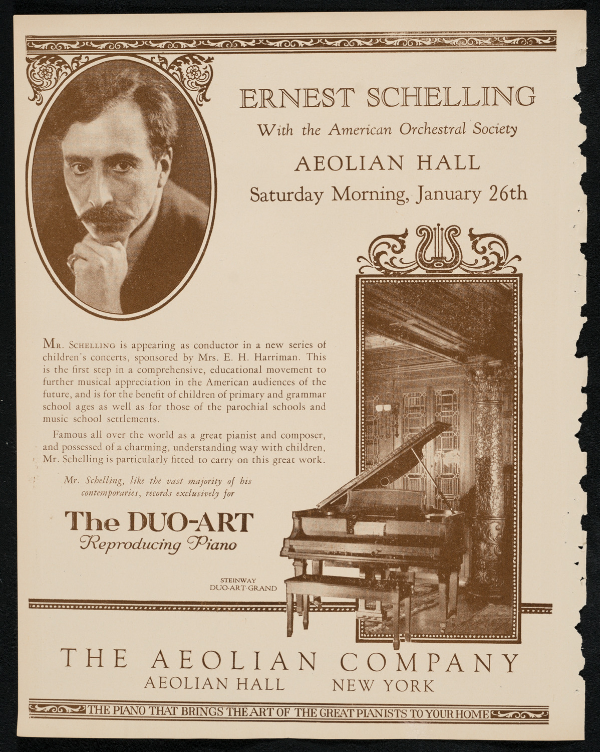New York Philharmonic, January 24, 1924, program page 2