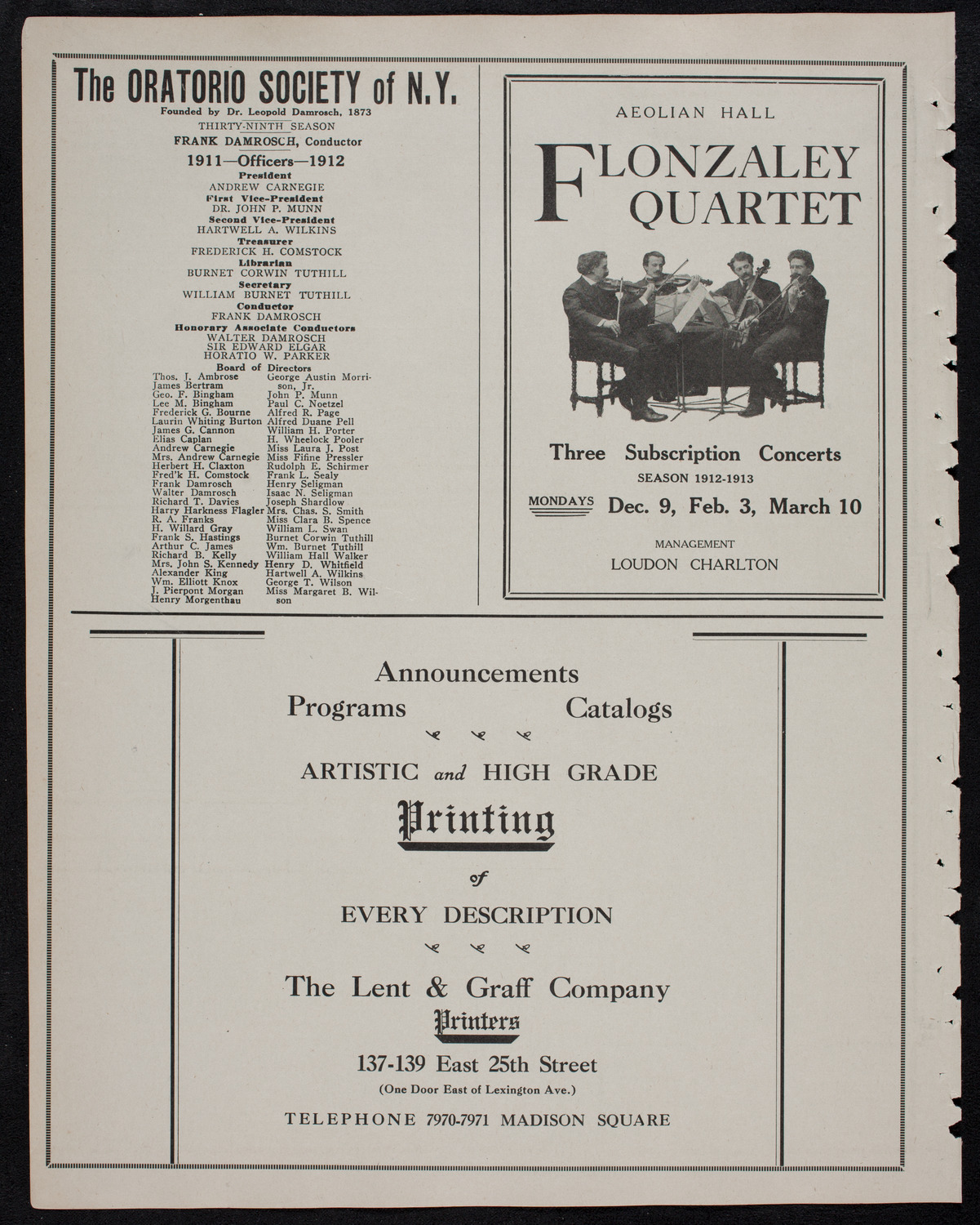 Graduation: College of Pharmacy of the City of New York, May 9, 1912, program page 10