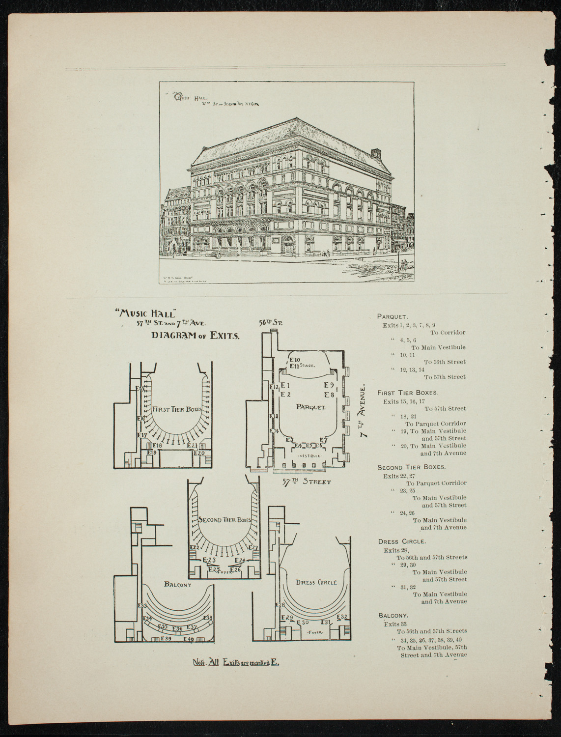 Damrosch Sunday Concert, November 22, 1891, program page 10