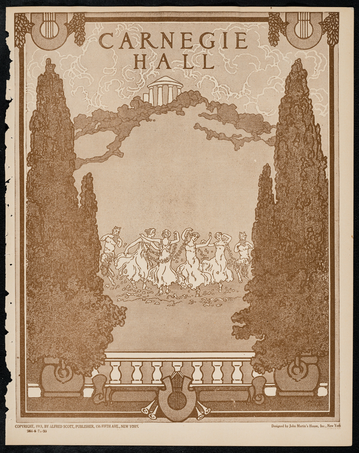 Sir Arthur Conan Doyle, May 7, 1922, program page 1