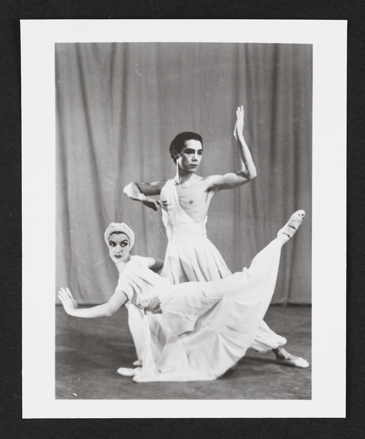 Yeichi Nimura and Lisan Kay at Ballet Arts, Carnegie Hall Studio #61, 1940