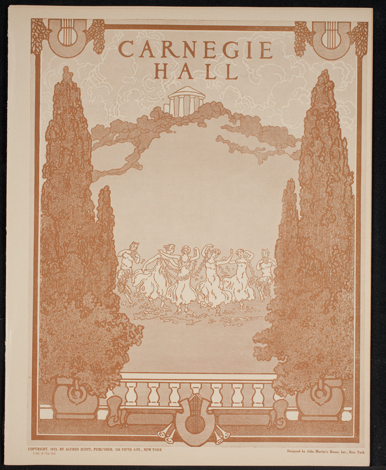 Schola Cantorum of New York, March 7, 1916, program page 1