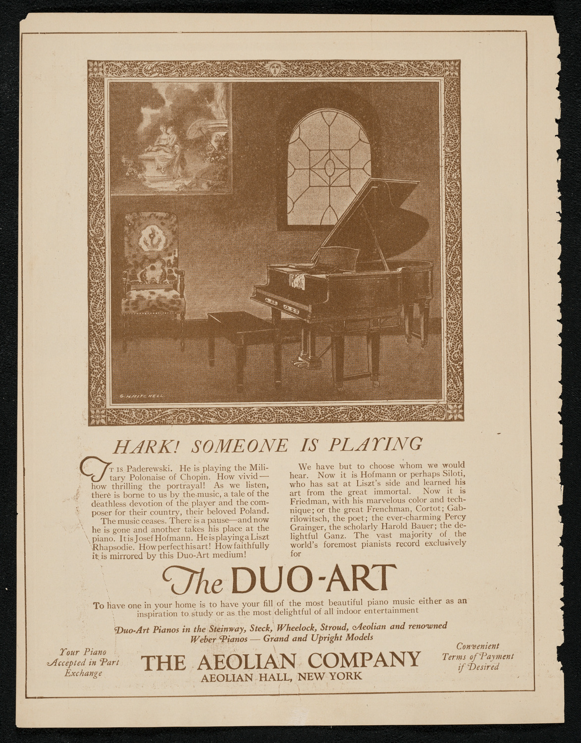 Grand Opera Evening in Honor of the Democratic Convention Women Guests, June 23, 1924, program page 2