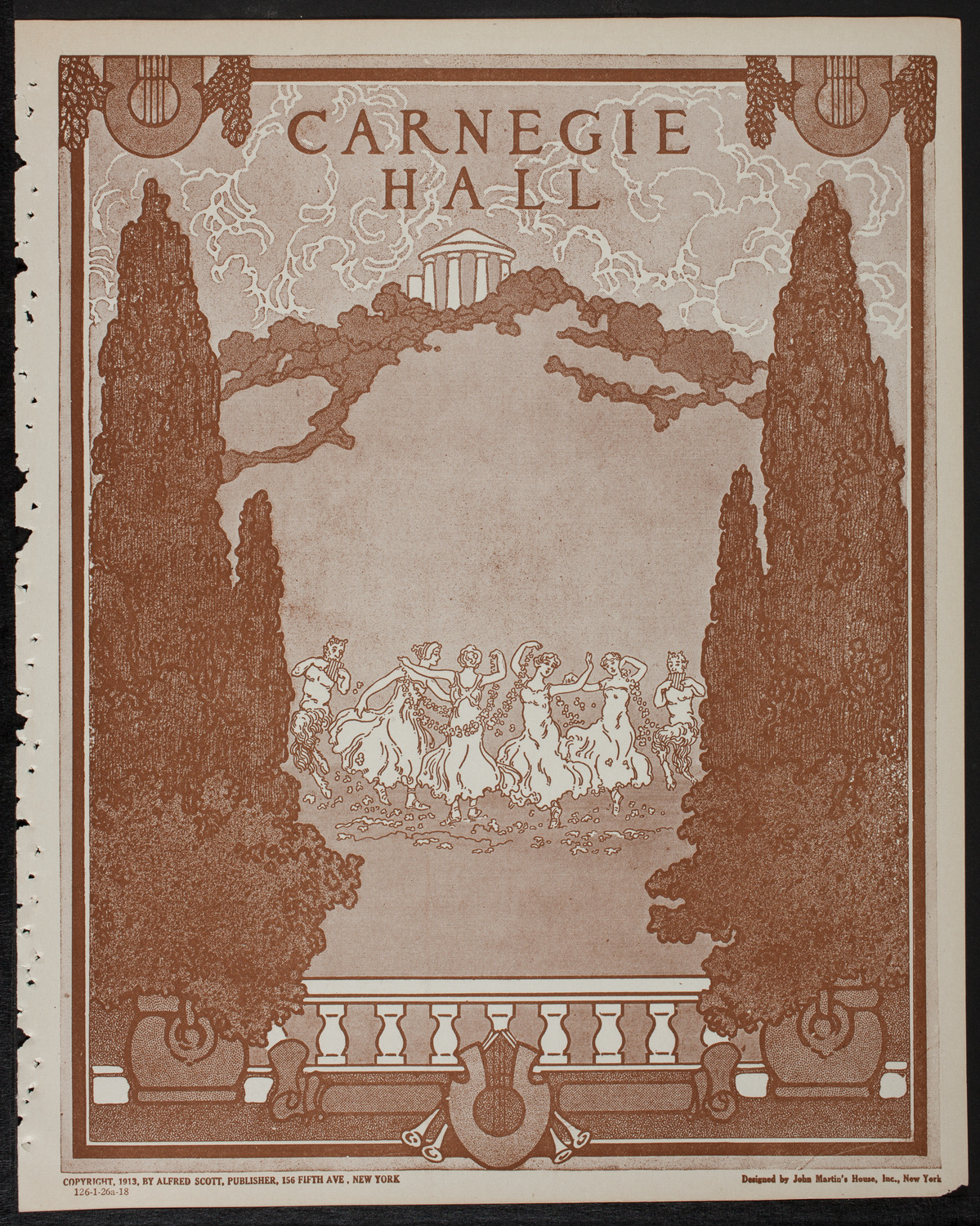 Josef Hofmann, Piano, January 26, 1918, program page 1