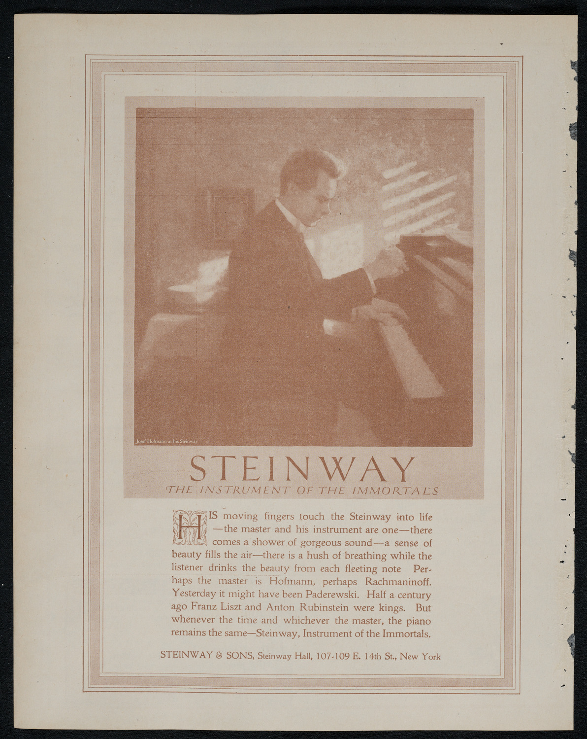 New York Philharmonic, February 4, 1921, program page 4