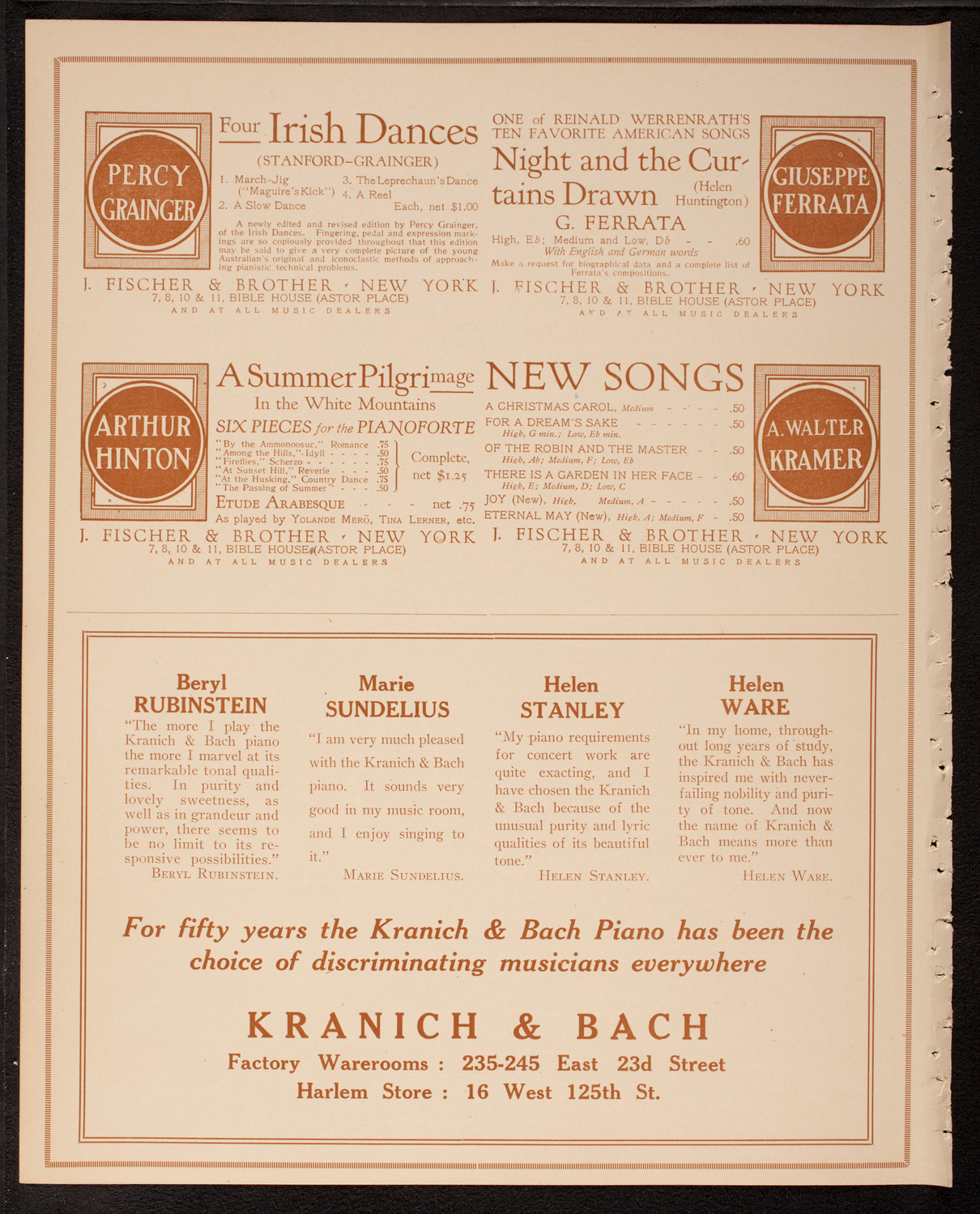 Meeting: Slavonic Press Association, May 6, 1917, program page 10