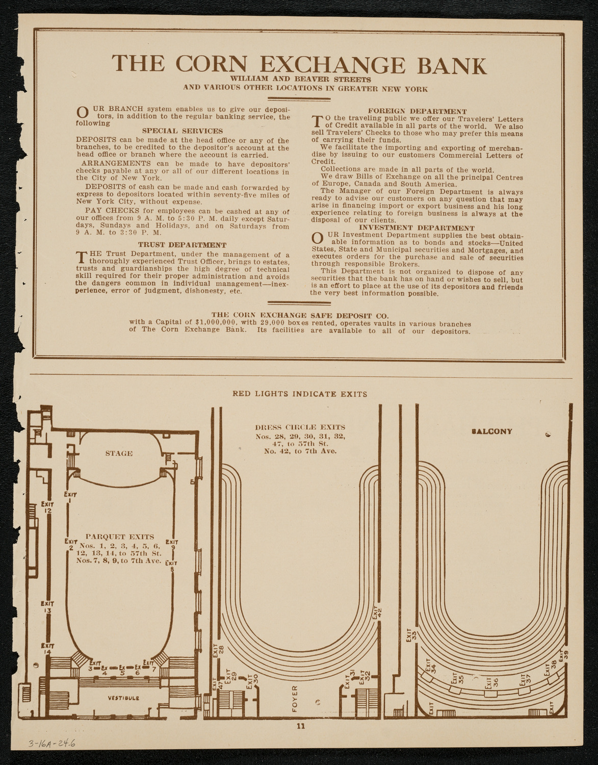 Jascha Heifetz, Violin, March 16, 1924, program page 11