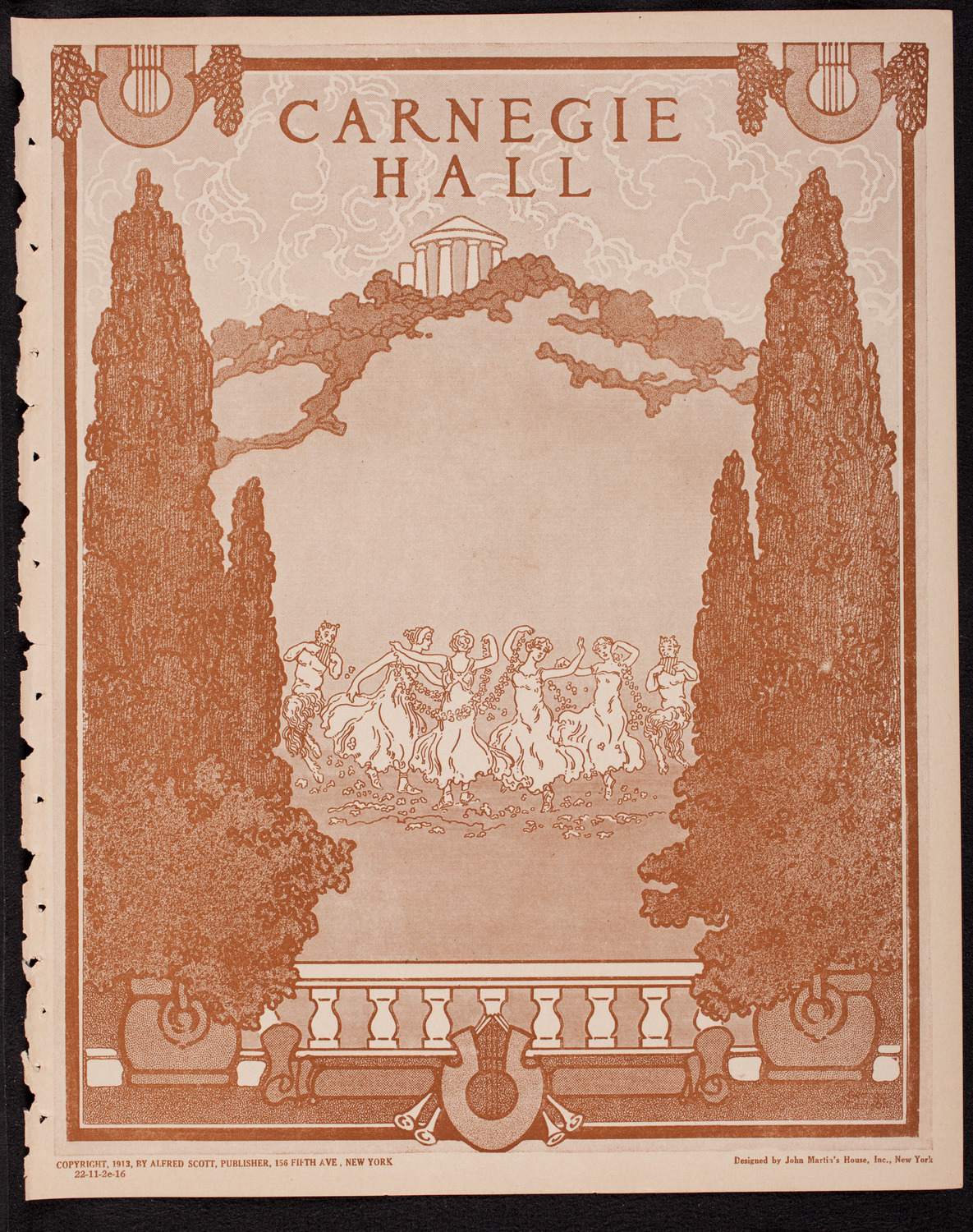 Boston Symphony Orchestra, November 2, 1916, program page 1