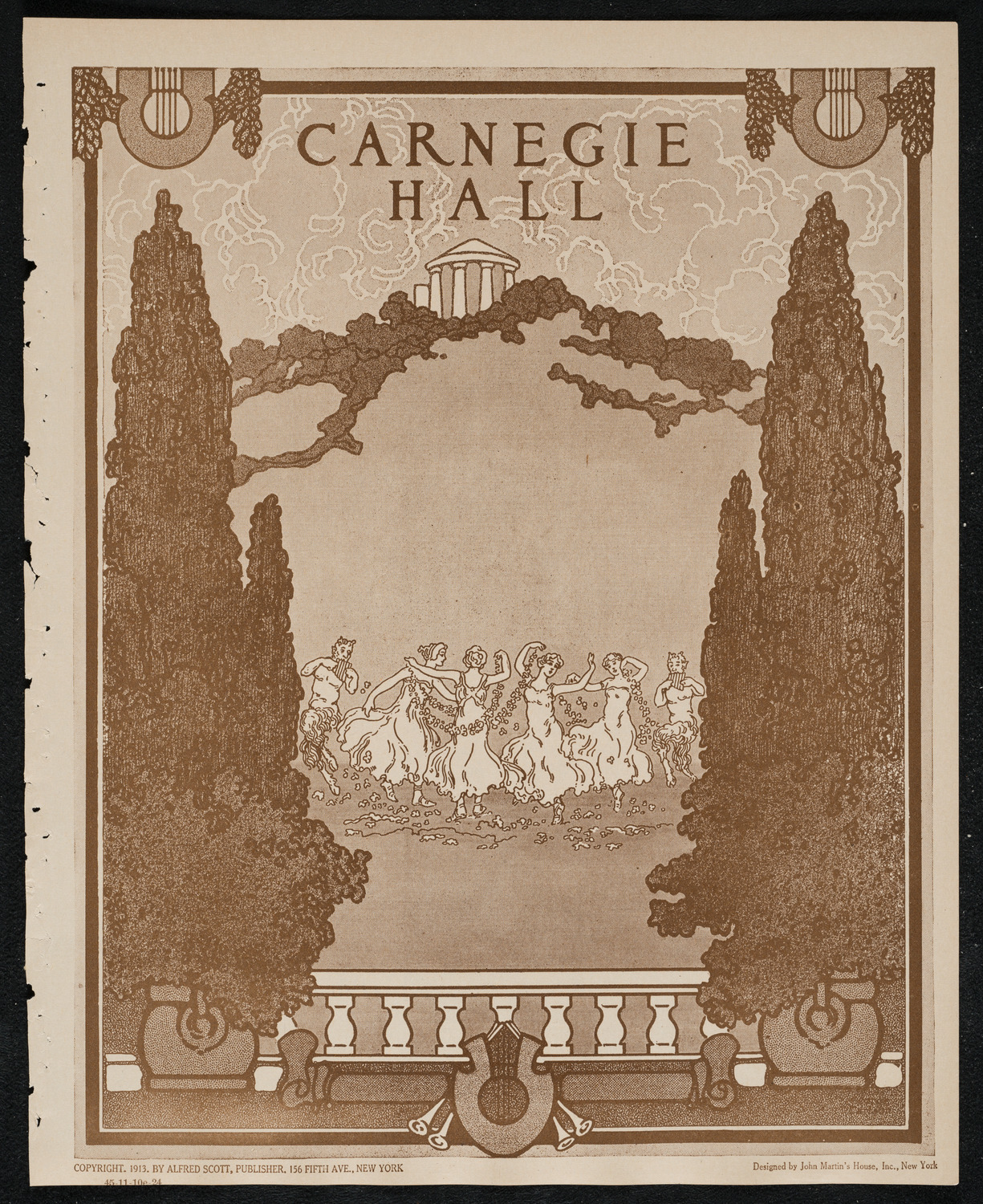 English Grand Opera Company: Rheingold, November 10, 1924, program page 1