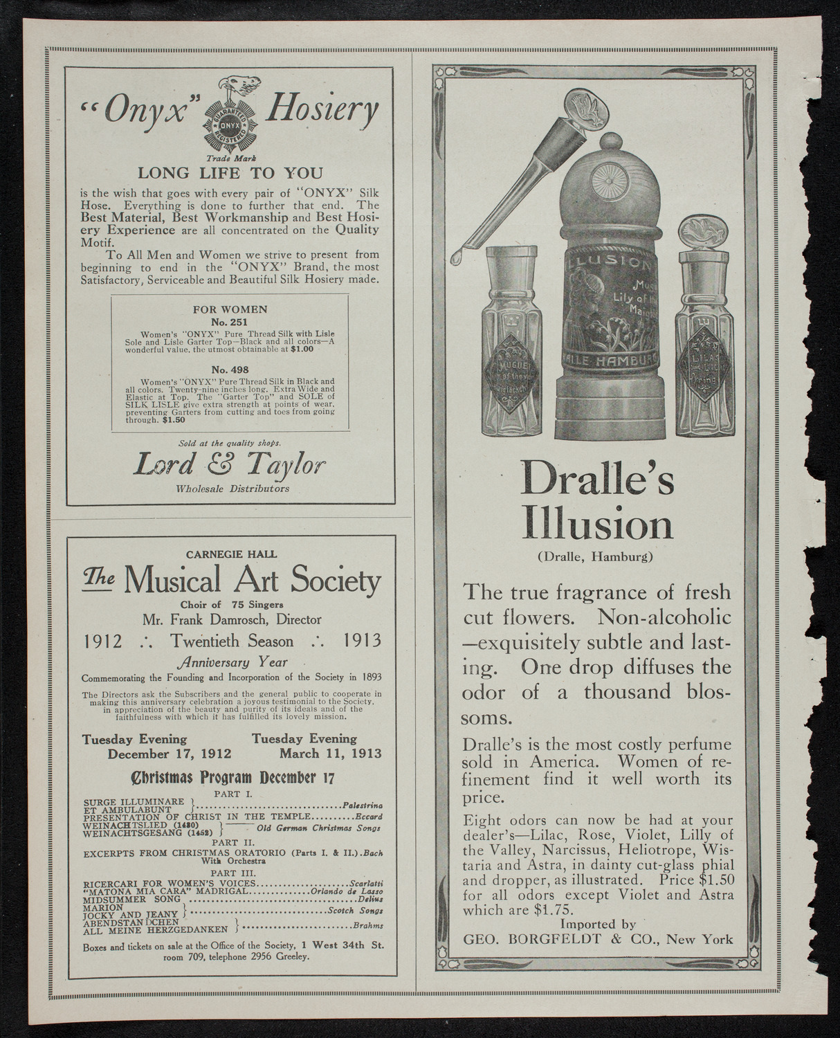 R.G. Knowles Travel Studies: Austria and Vienna, December 8, 1912, program page 8