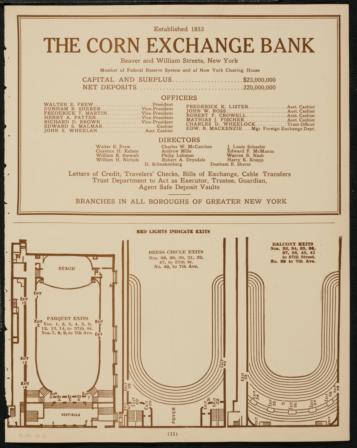 Kitty Cheatham with Small Orchestra, April 18, 1925, program page 11