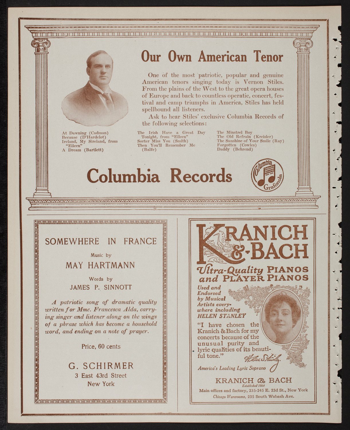 Meeting: The Humanitarian Cult, February 4, 1918, program page 6