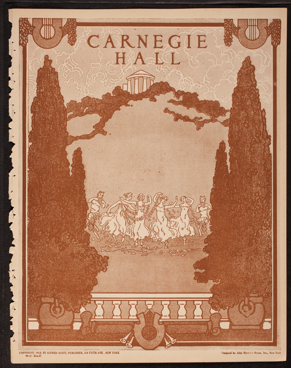 Home Symphony Concert: New York Philharmonic, November 21, 1917, program page 1