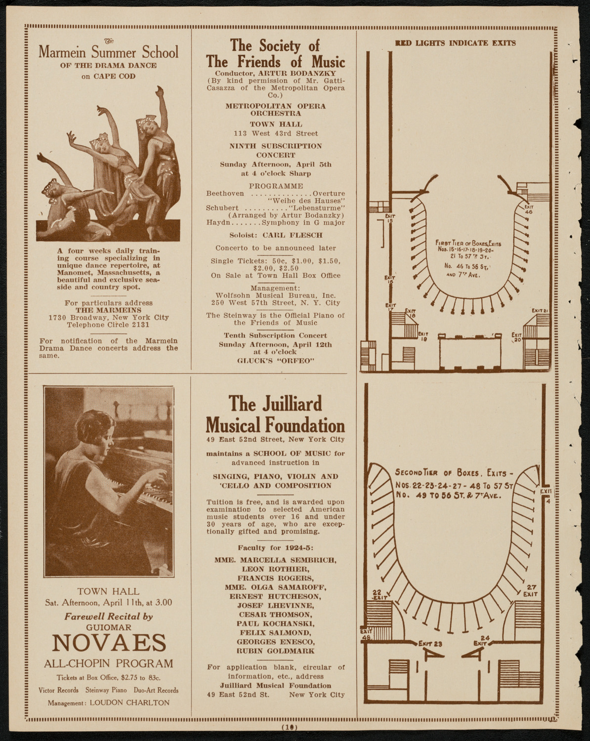 Isa Kremer, Soprano, March 29, 1925, program page 10