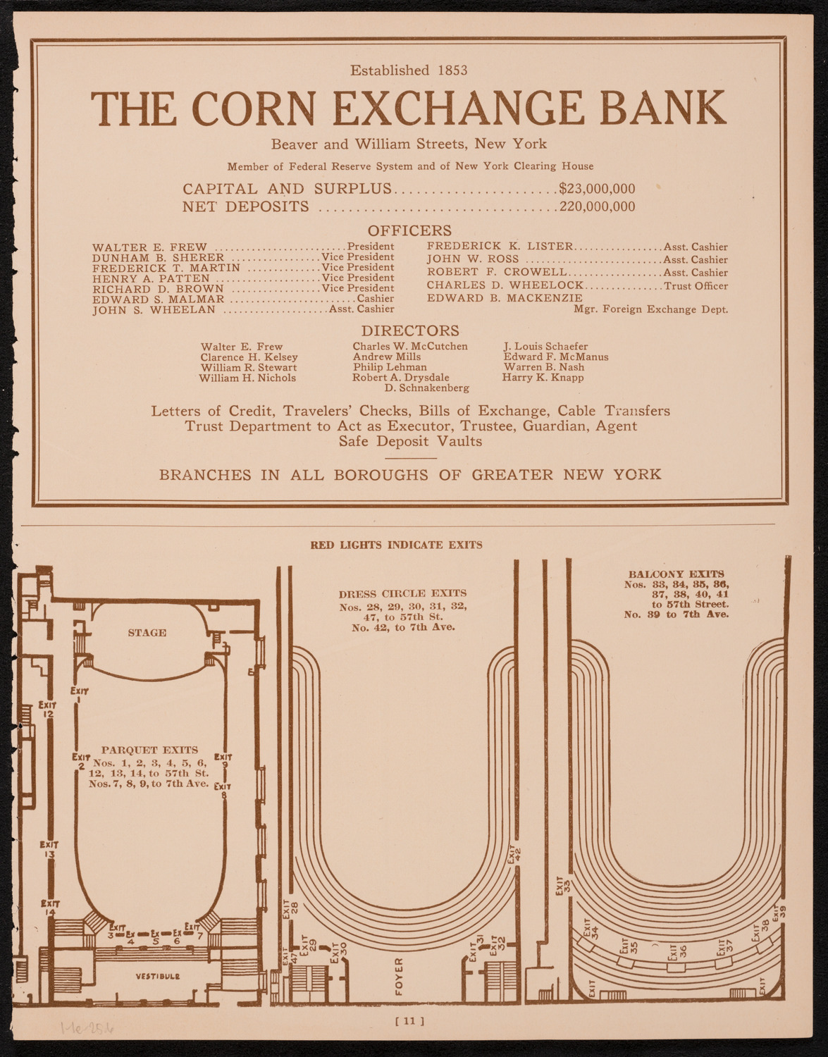 Boston Symphony Orchestra, January 1, 1925, program page 11