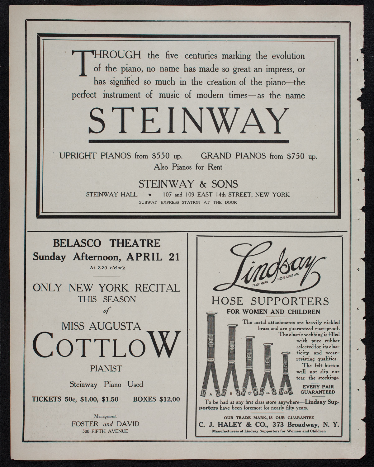 Charles Dickens Festival, April 12, 1912, program page 4