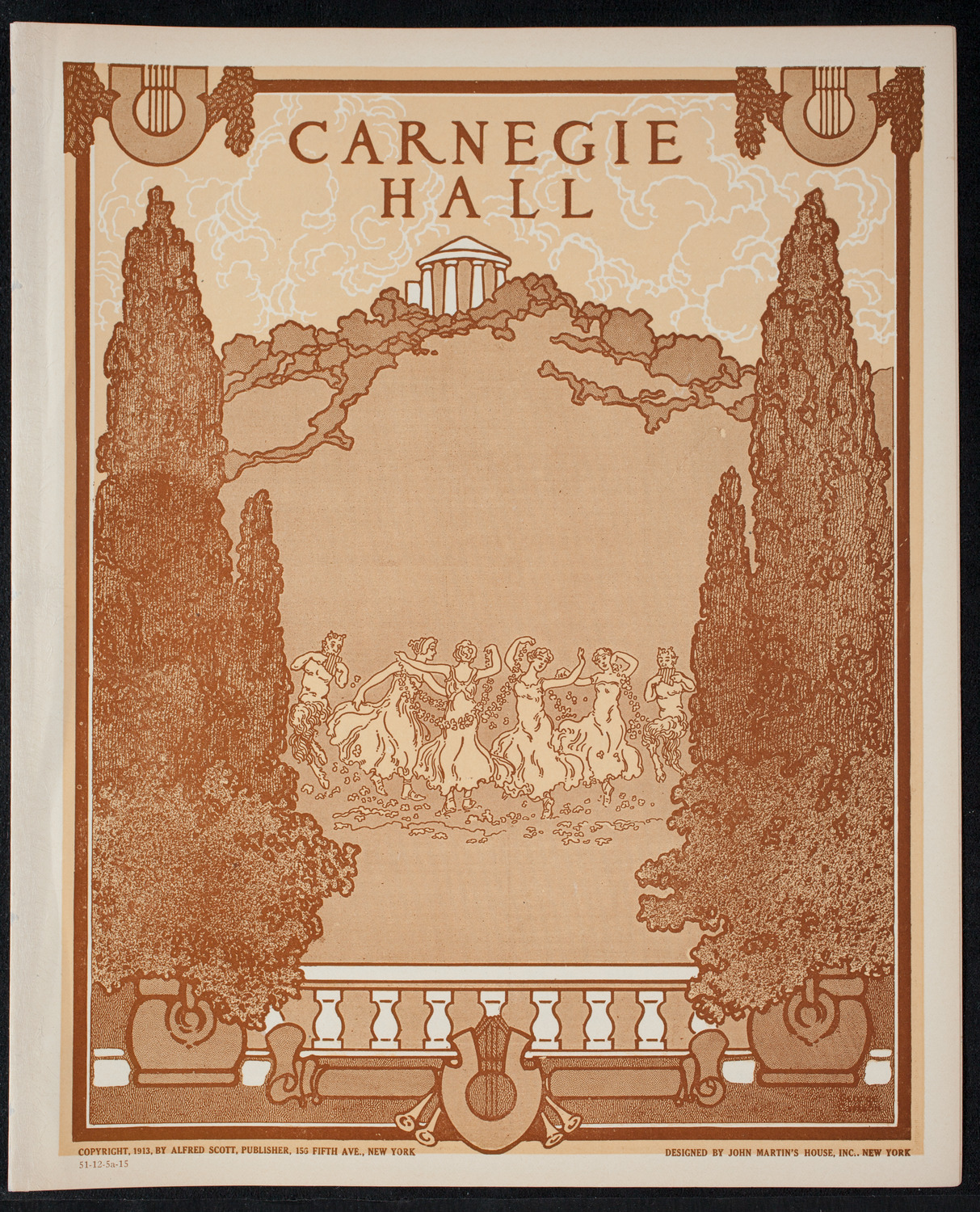 New York Philharmonic, December 5, 1915, program page 1