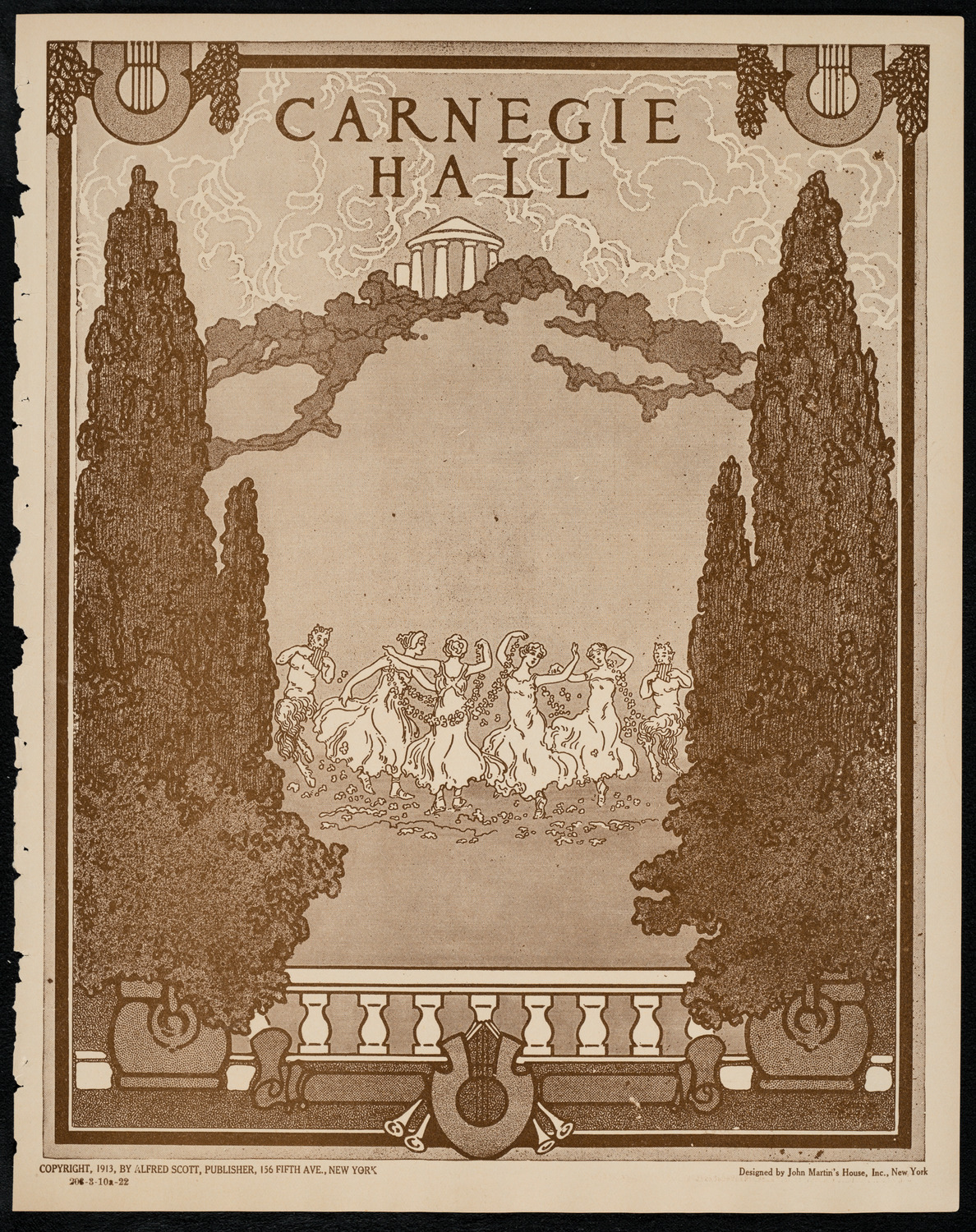 New York Philharmonic, March 10, 1922, program page 1