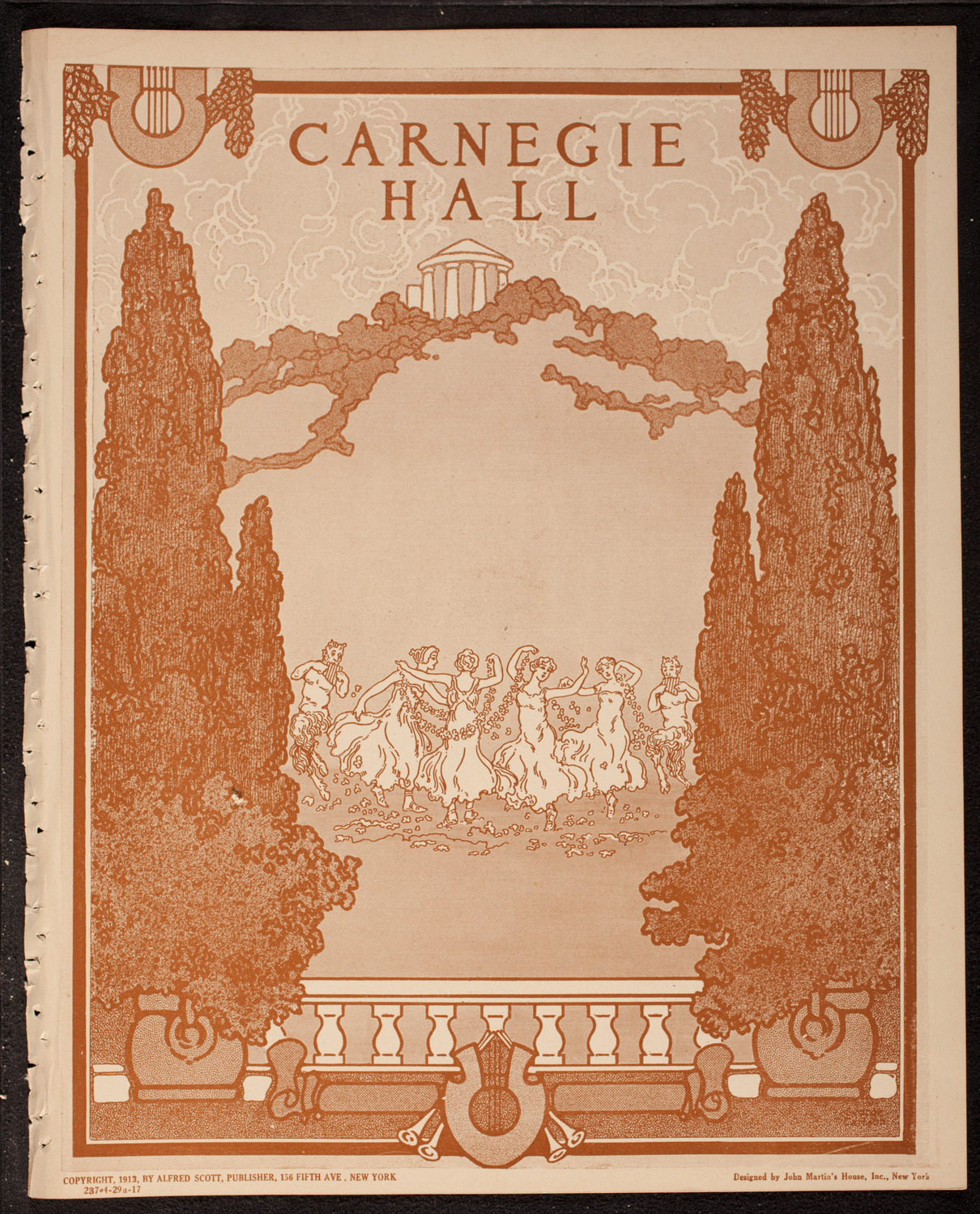 Frank Loubet's Orchestra, April 29, 1917, program page 1