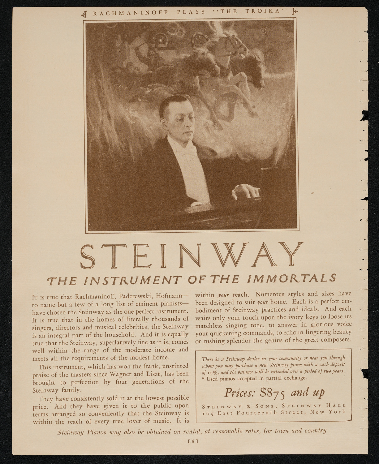 Rhys Morgan, Tenor, October 6, 1924, program page 4