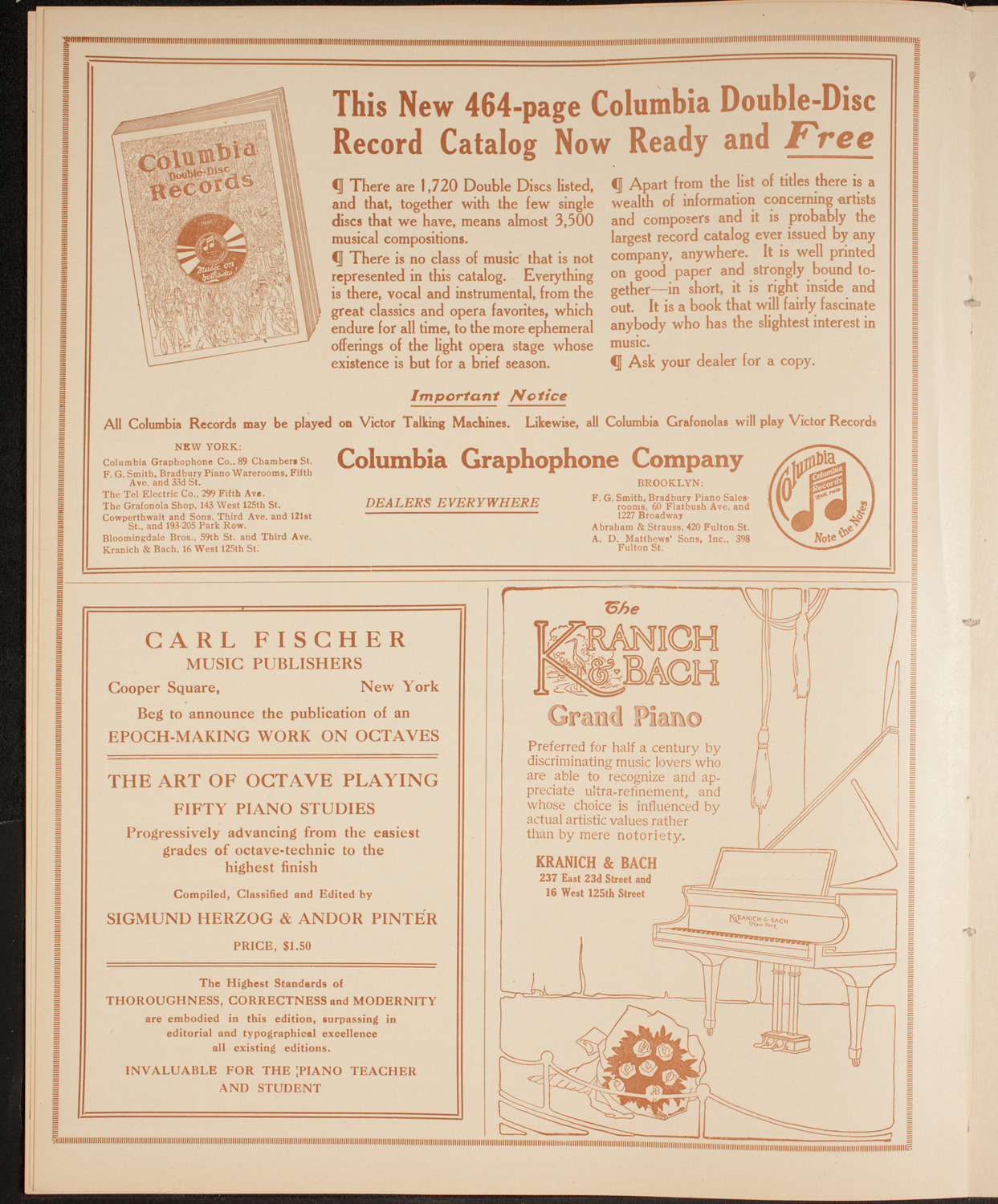 Boston Symphony Orchestra, December 5, 1914, program page 6