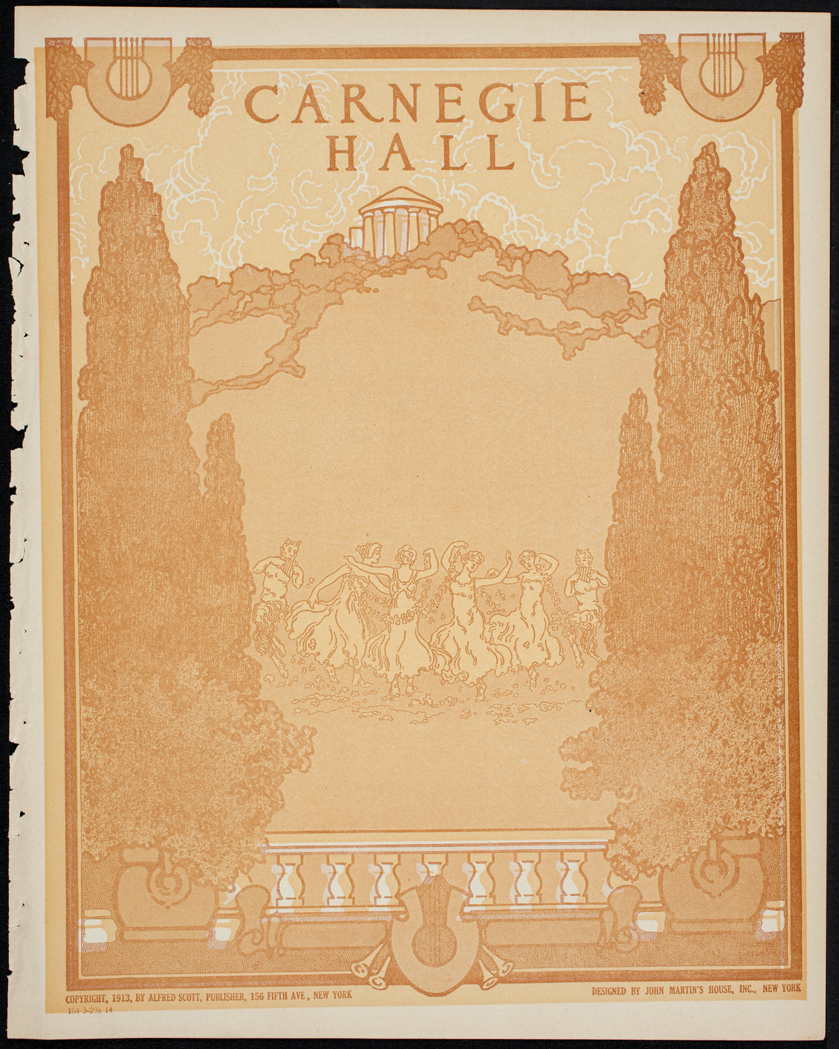 People's Symphony Concert, March 29, 1914, program page 1